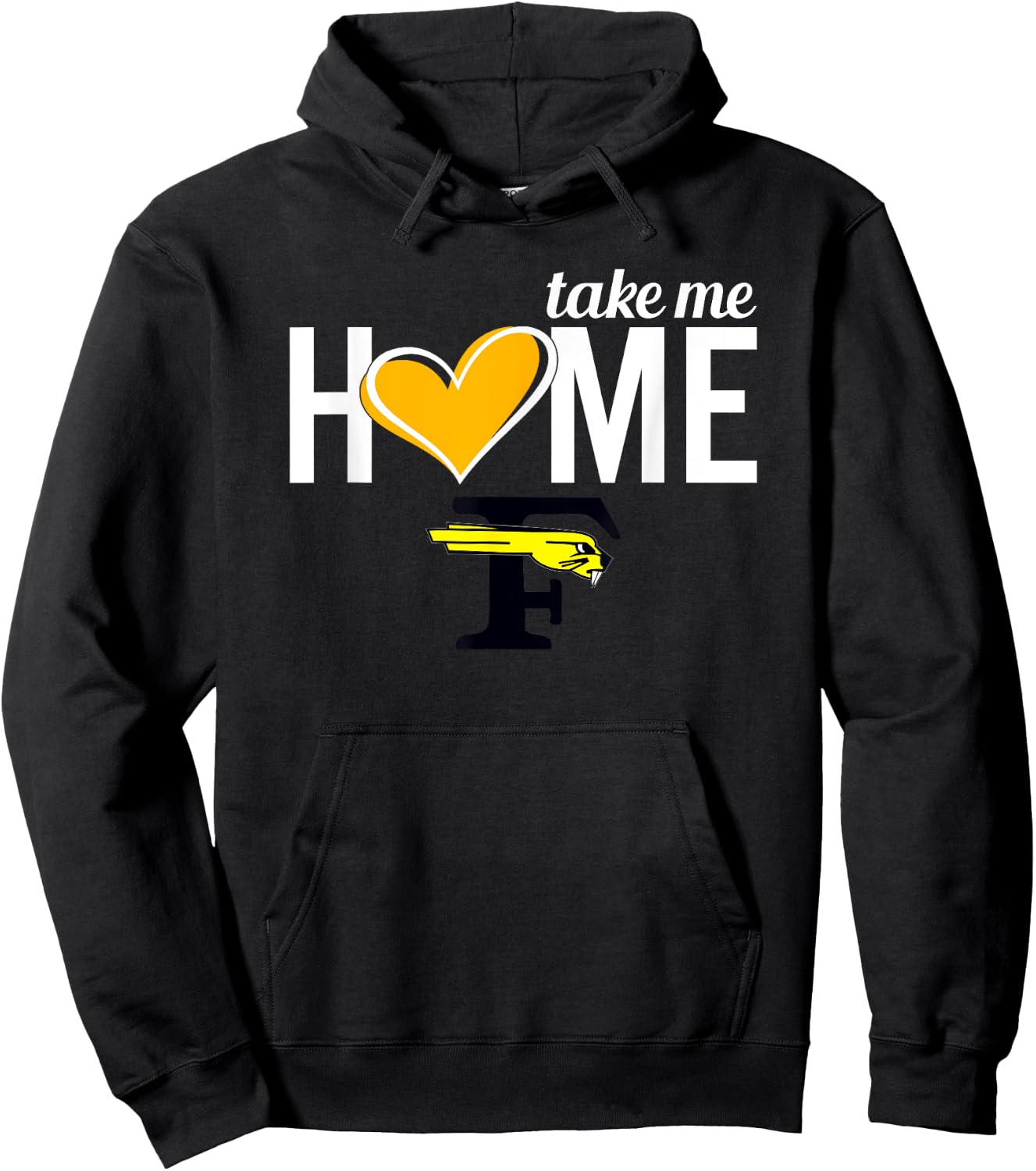 Forney Jackrabbits Logo Take Me Home HS Hoodie - Hoodie | Black