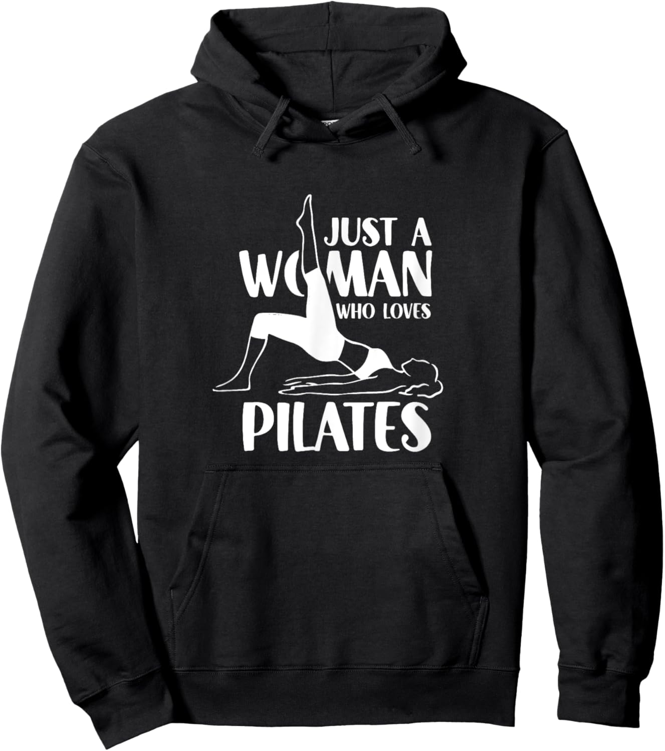 A Woman Who Loves Pilates Training Fitness Workout Hoodie - Hoodie | Black