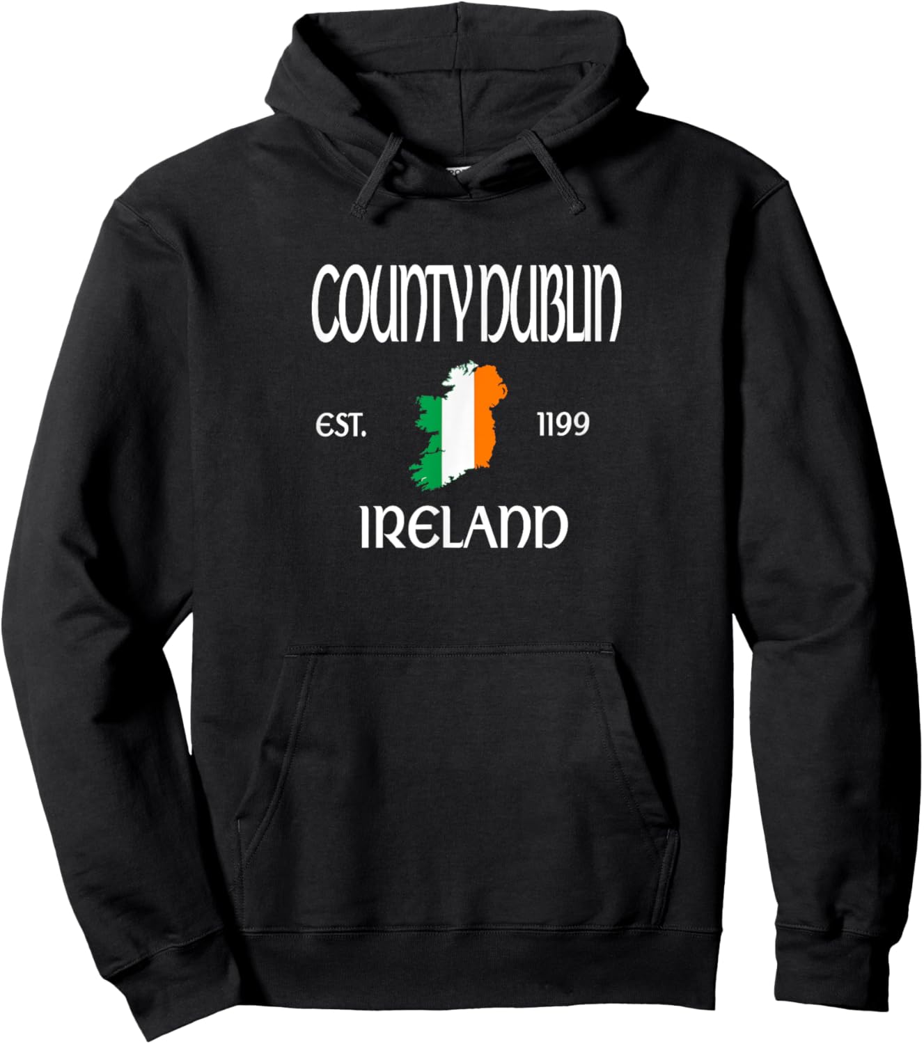 County Dublin Ireland Hoodie - Hoodie | Black