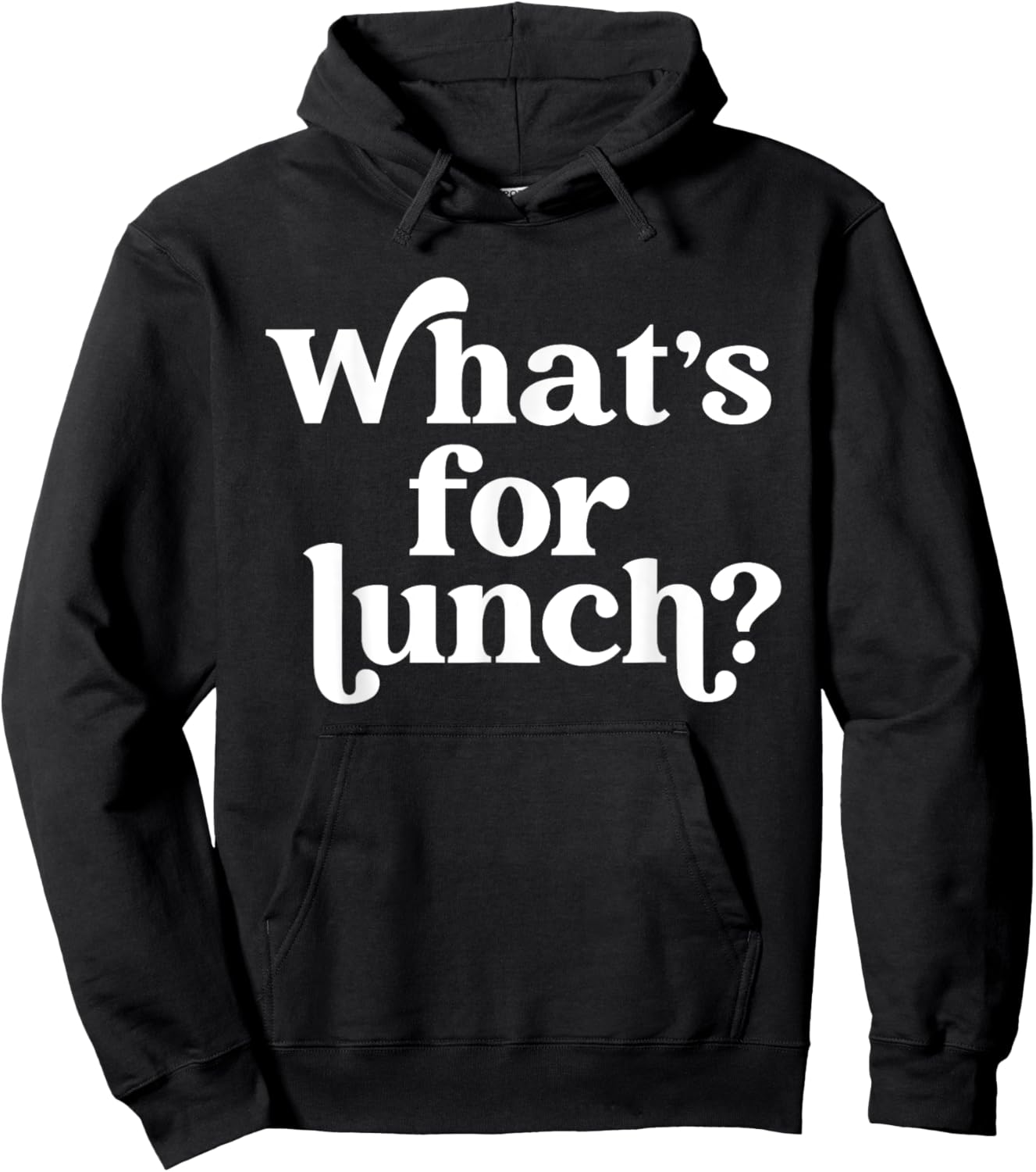 Whats for Lunch Funny Lunch Lady Hoodie - Hoodie | Black