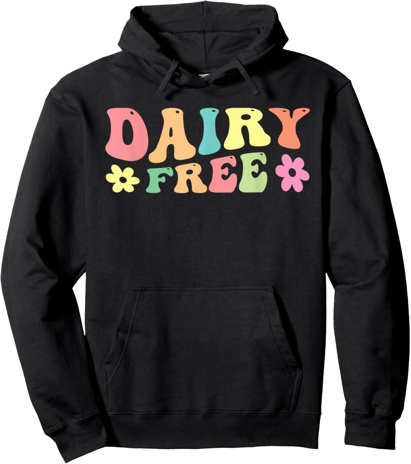 Dairy Free Lactose Intolerant Hoodie - Hoodie | Black
