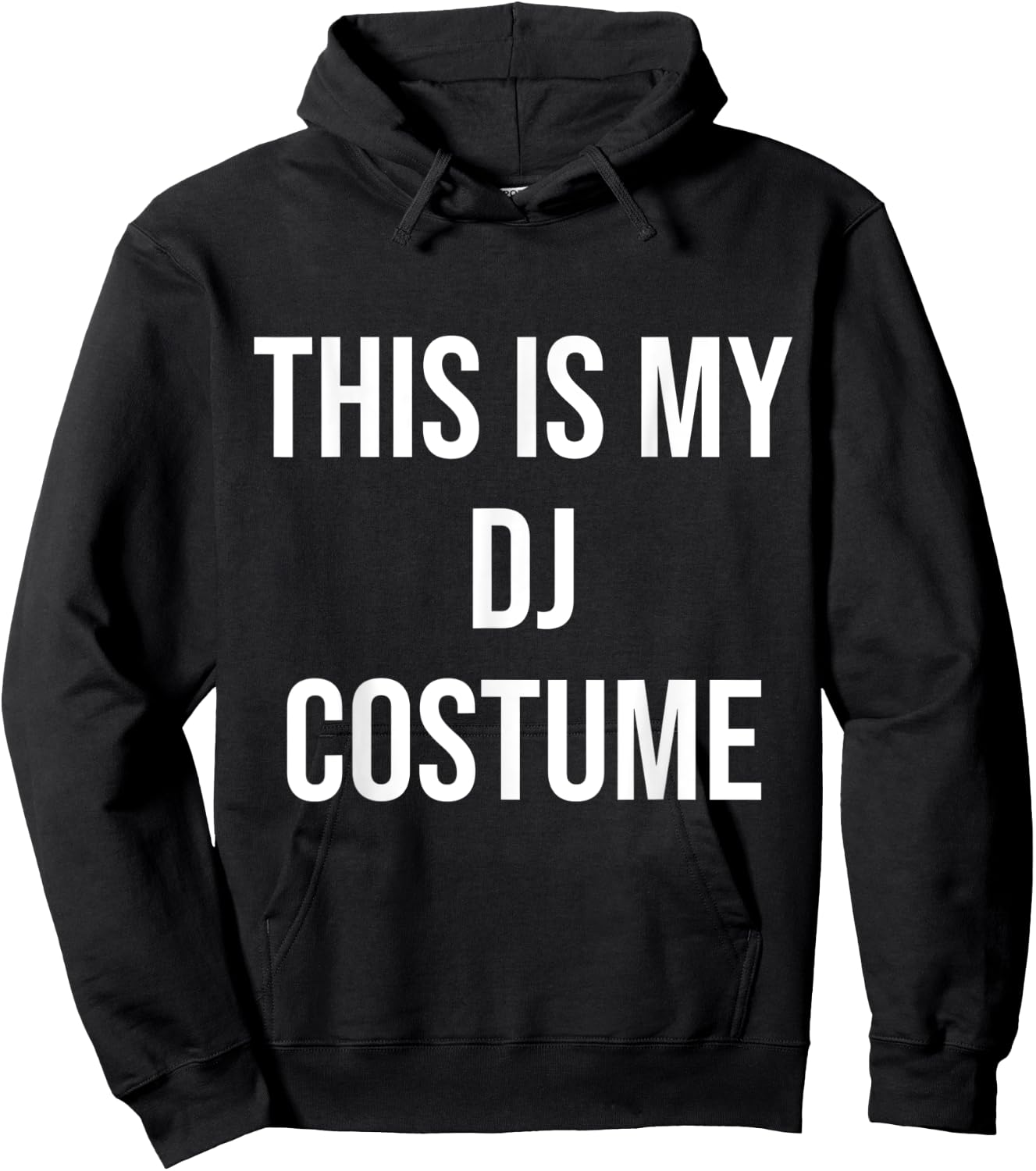 This is My DJ Costume Festival Party Electric Musician Gift Hoodie - Hoodie | Black