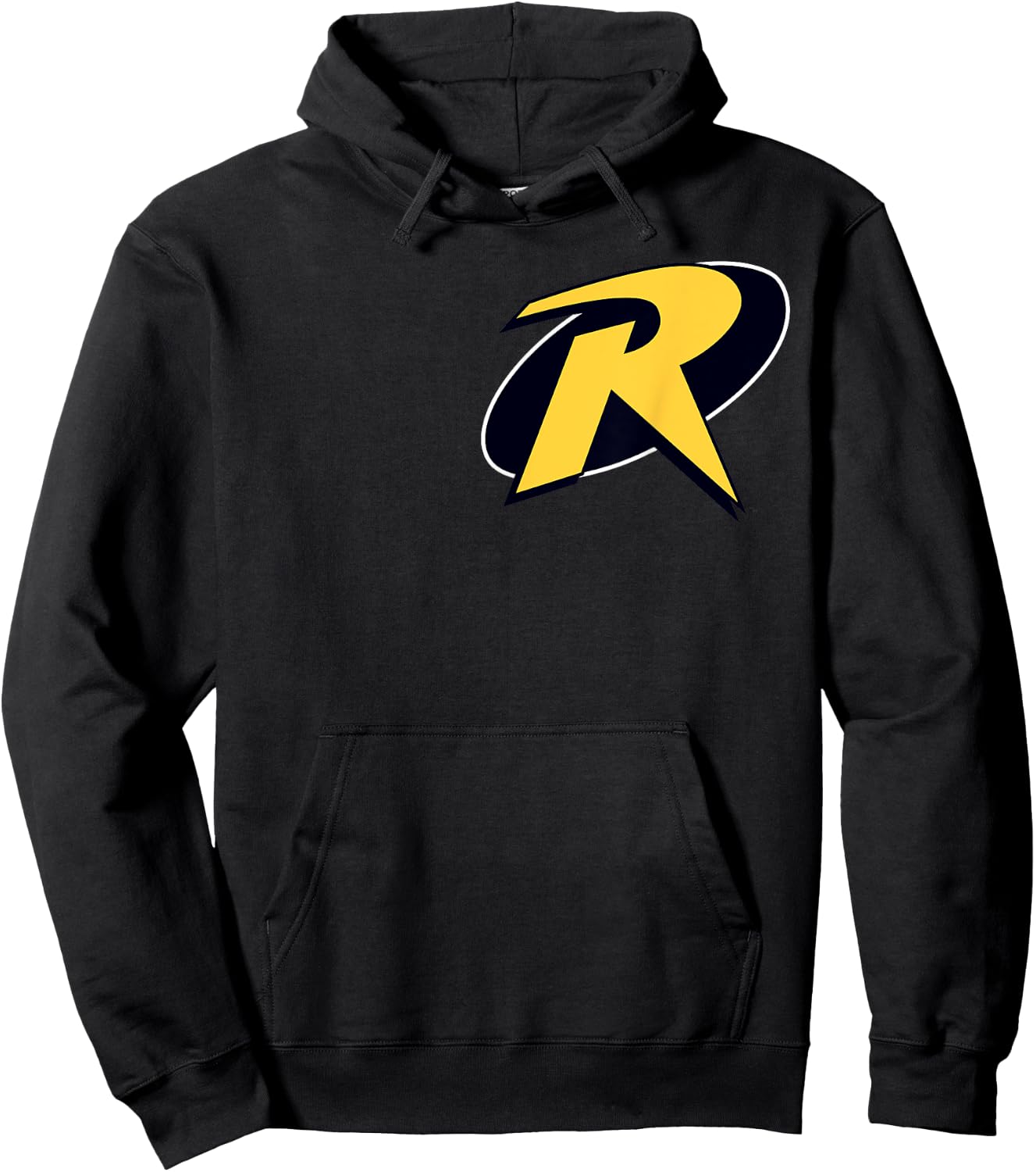 DC Robin Logo Breast Hoodie - Hoodie | Black
