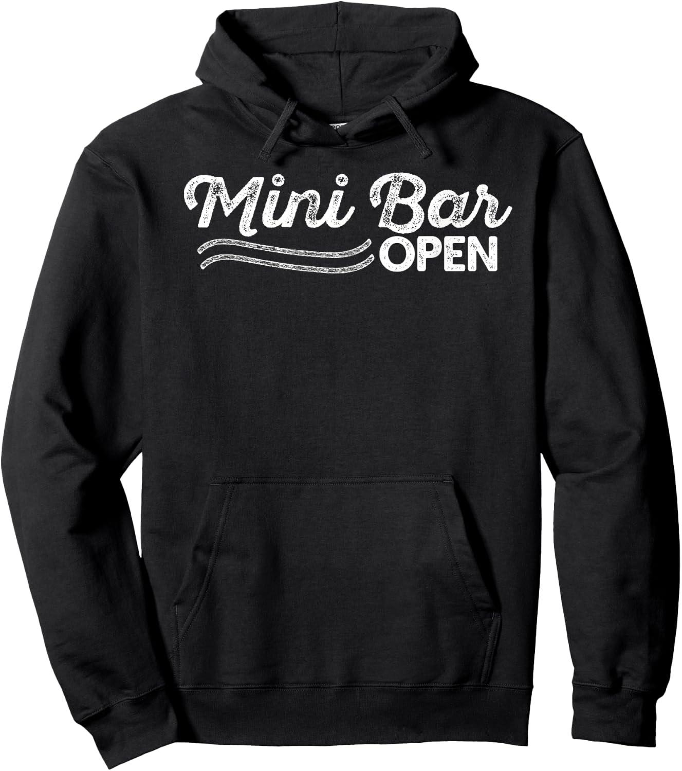 Mini Bar Open Vintage Gift Hoodie - Hoodie | Black