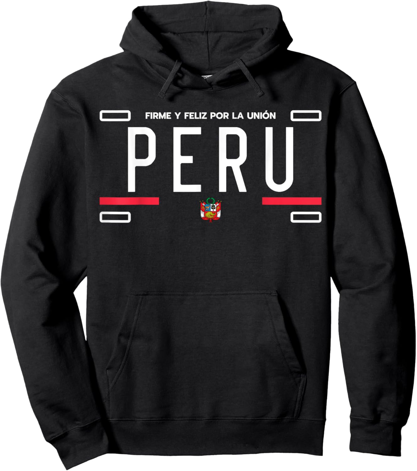 Peru License Plate, Peruana, Peru Hoodie - Hoodie | Black