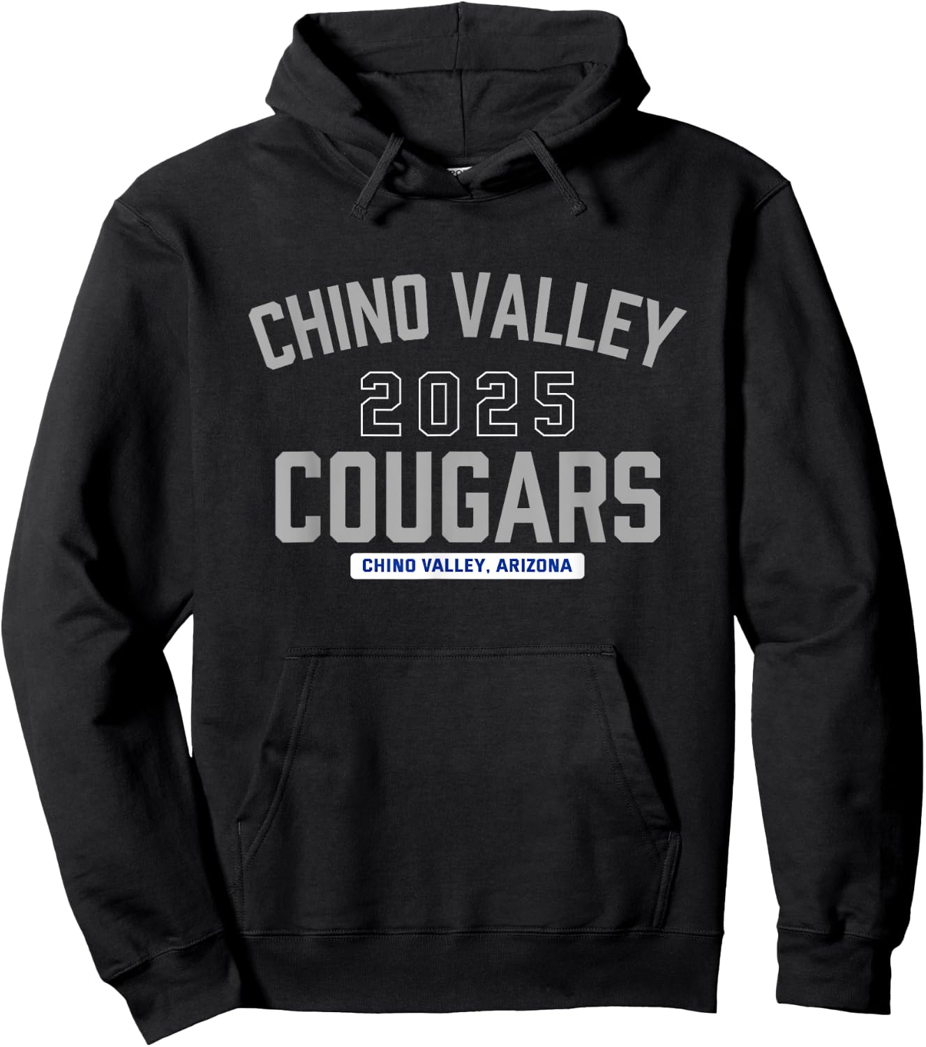 Chino Valley Cougars Chino Valley, Arizona 2025 Hoodie - Hoodie | Black