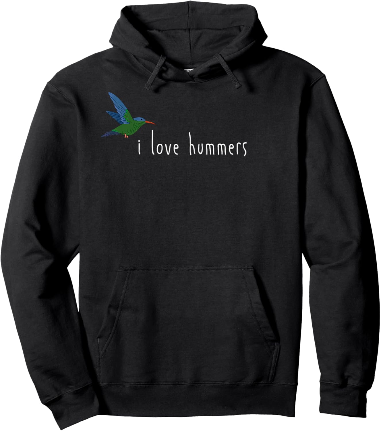I Love Hummers Awesome Hummingbird Lover and Decor Funny Hoodie - Hoodie | Black