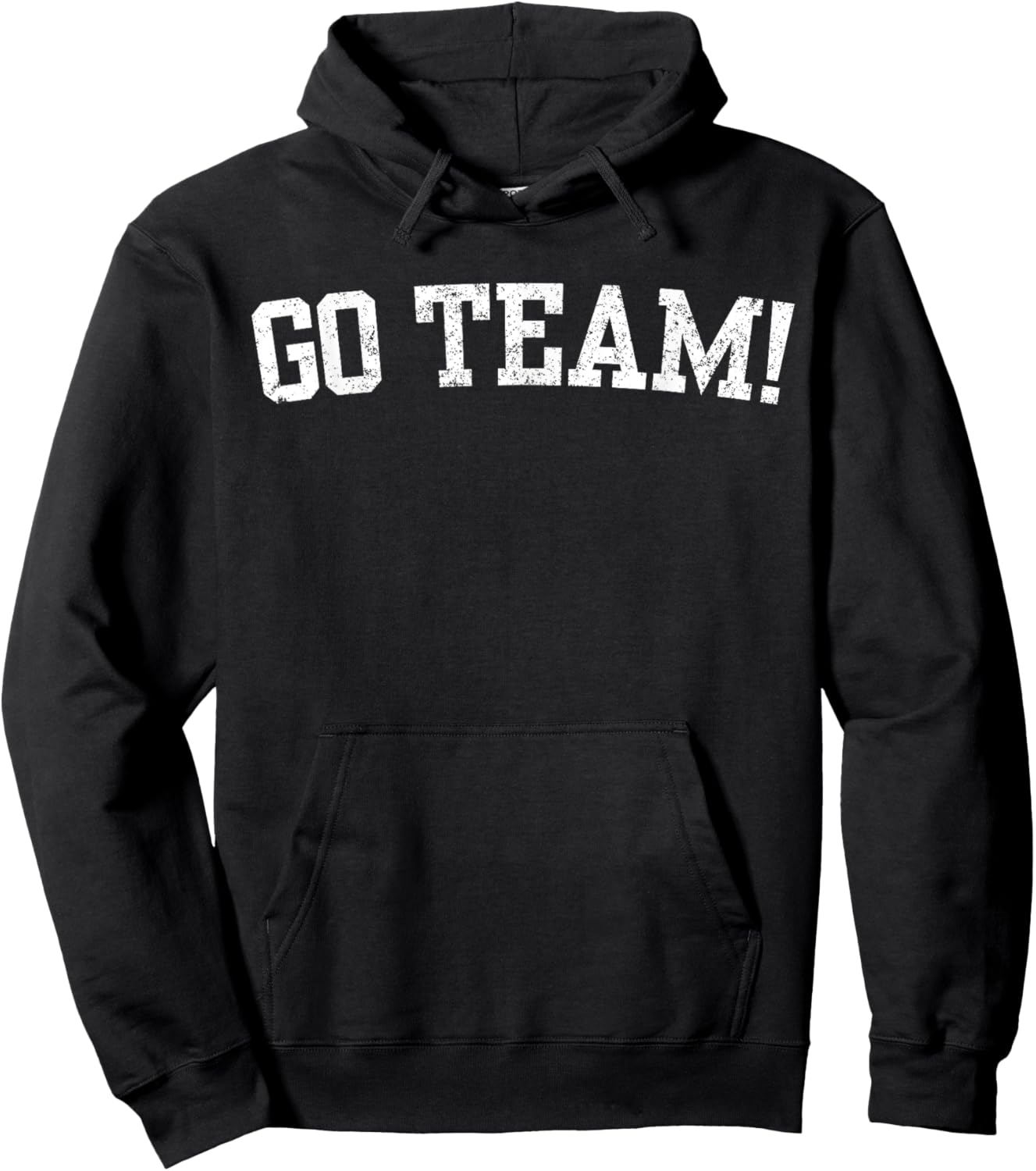 Go Team! Funny Sports Hoodie - Hoodie | Black