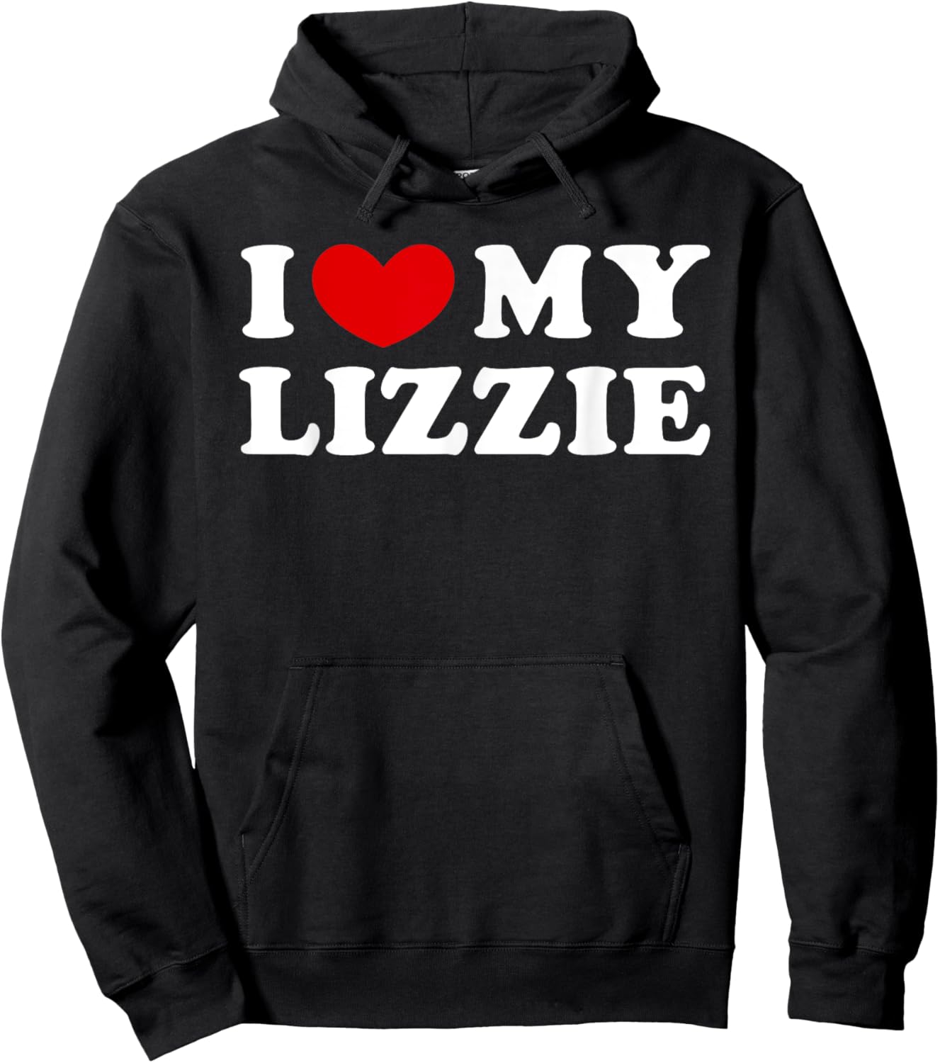 I Love My Lizzie, I Heart My Lizzie Hoodie - Hoodie | Black