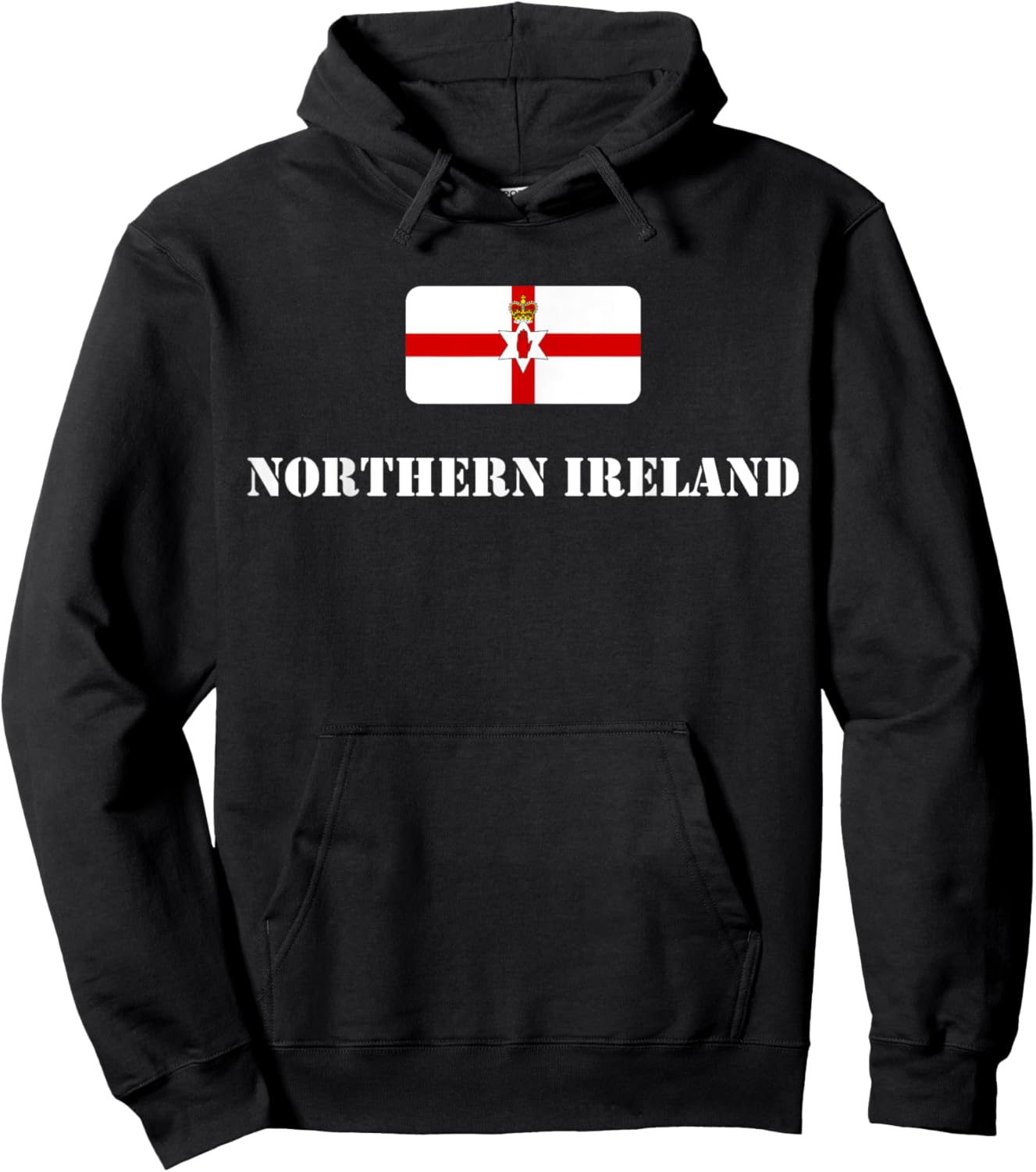 Northern Ireland Flag, Norlin Airlann, Northern Ireland Hoodie - Hoodie | Black