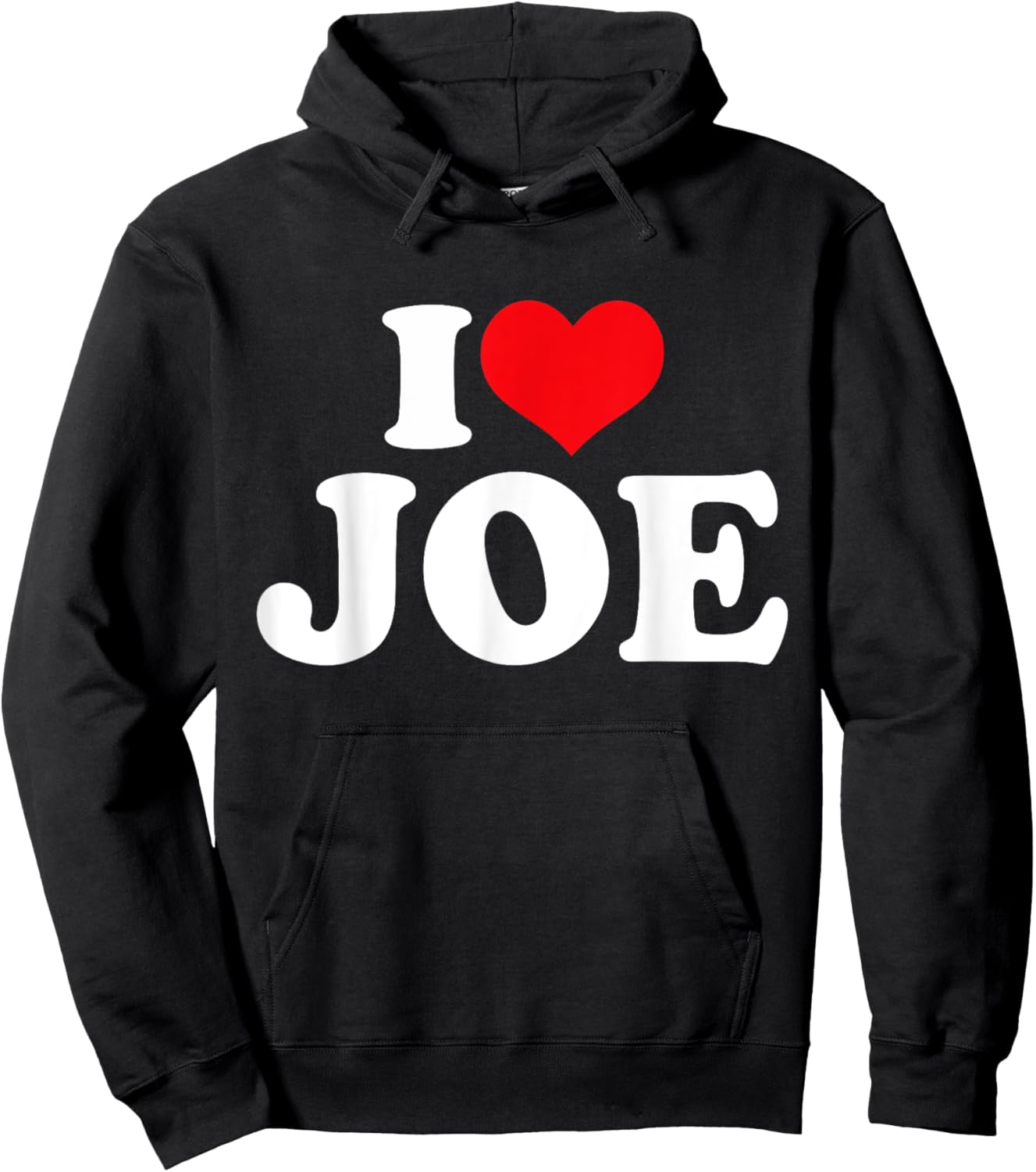 I Love Joe, I Heart Joe Hoodie - Hoodie | Black
