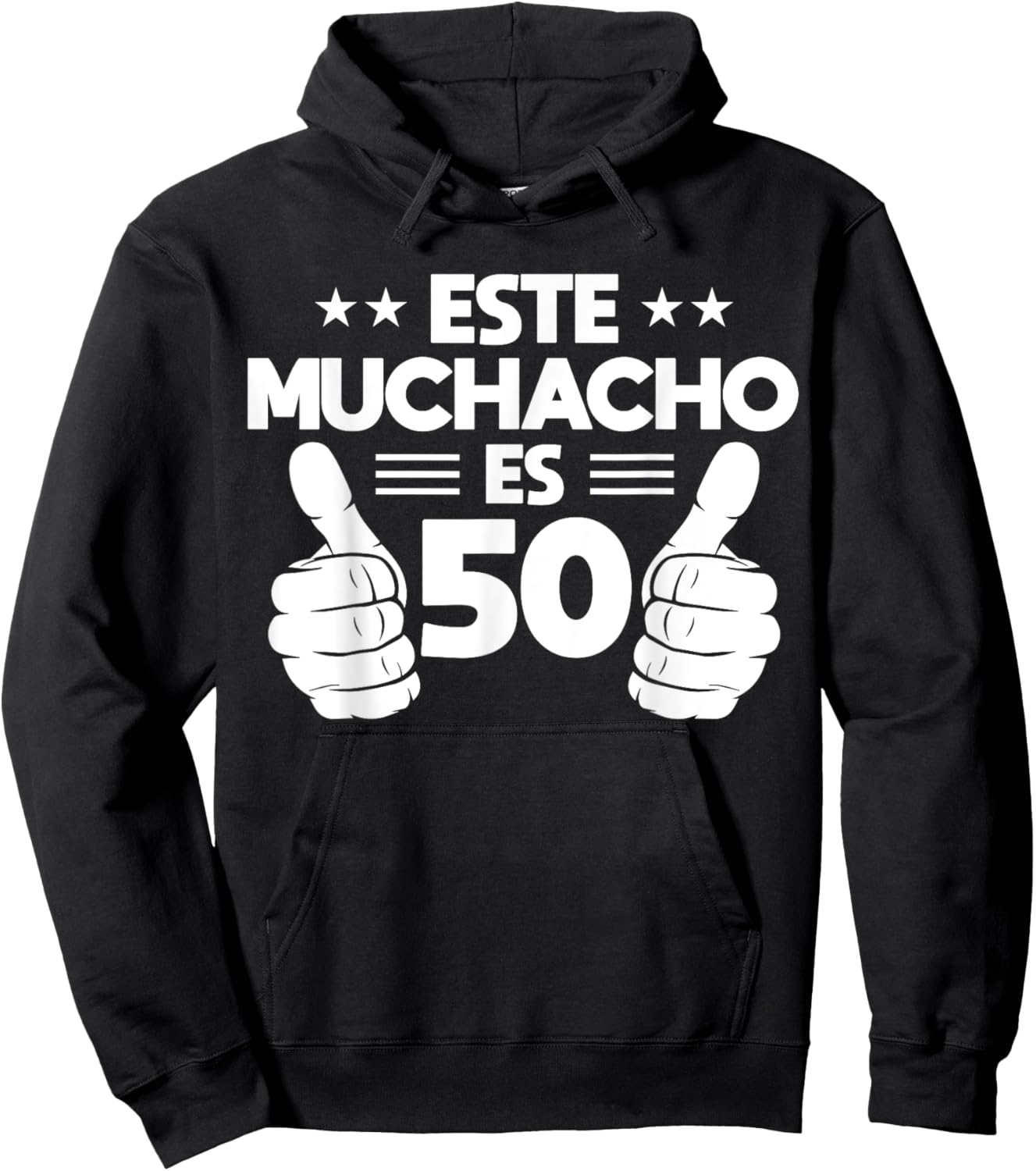Este Muchacho Es 50 Year Old Birthday Spanish 50th Cool Hoodie - Hoodie | Black