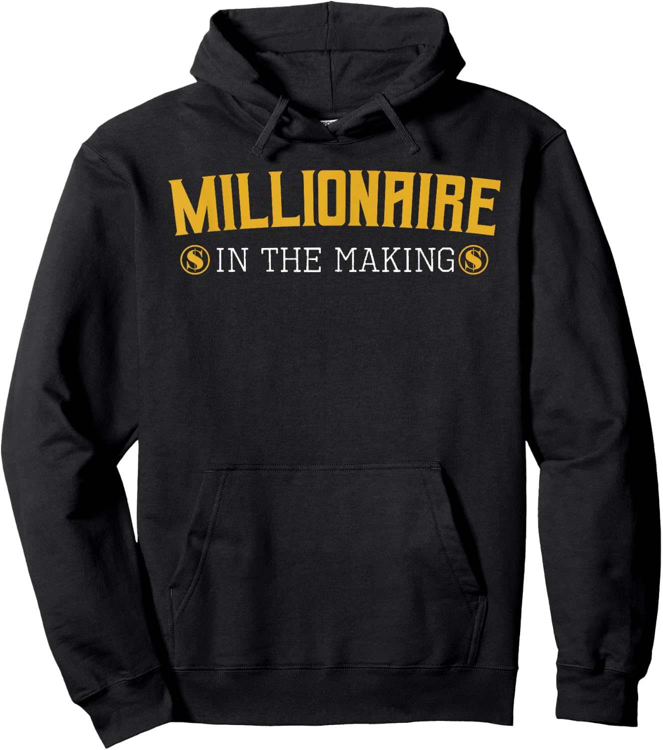 Millionaire in The Making Entrepreneur Hustler Money Cash Hoodie - Hoodie | Black