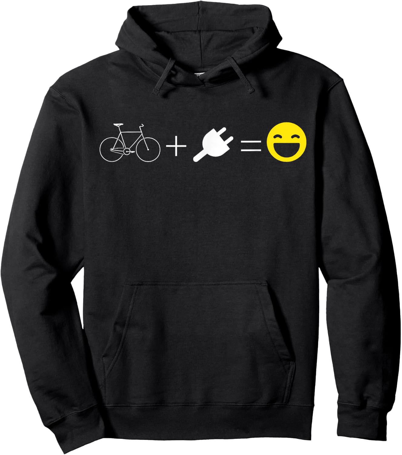 EBike Equation E Bike Electric Bicycle Pedelec Cyclist Hoodie - Hoodie | Black