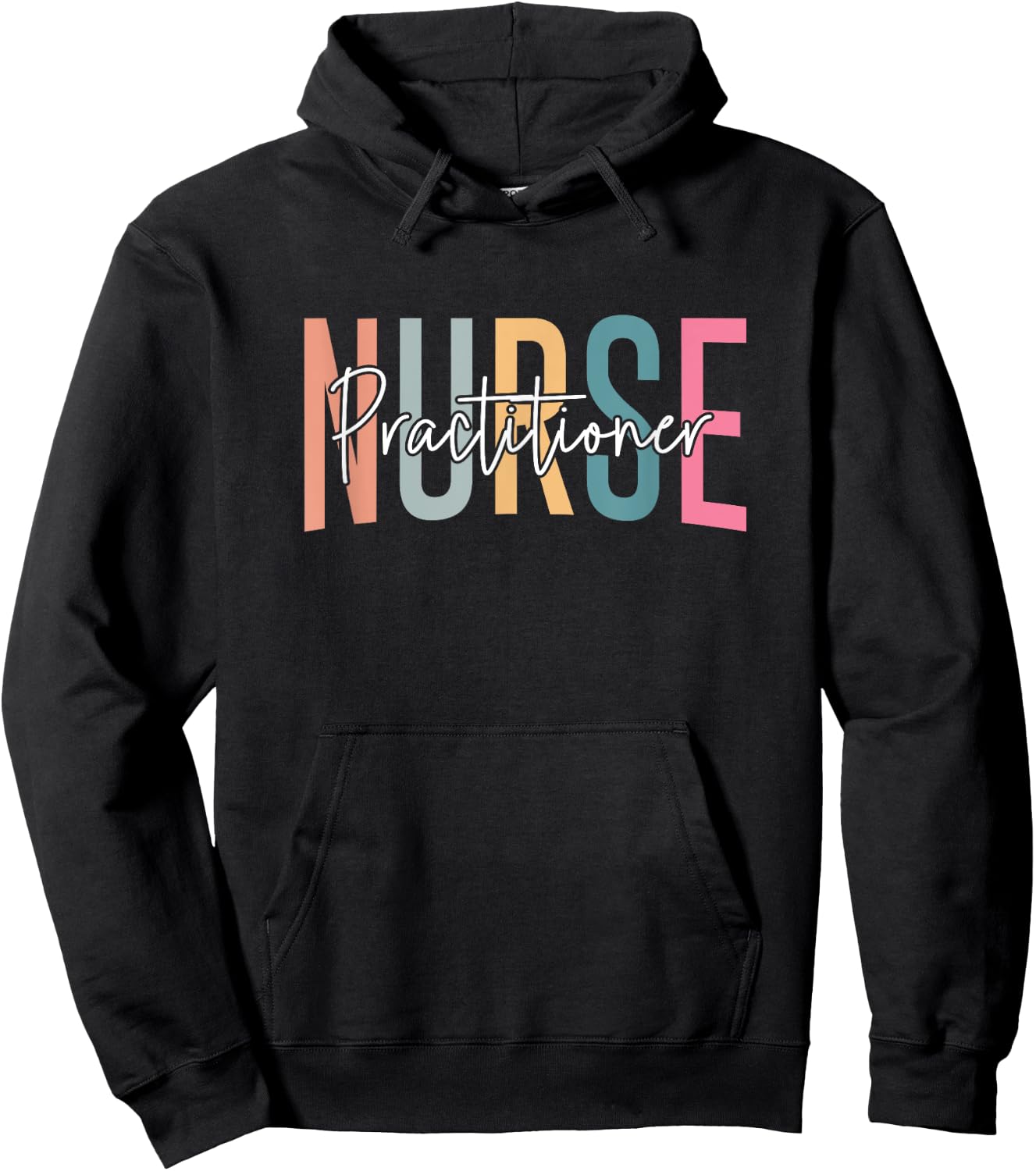 Funny Family Nurse Practitioner NP Nursing Day Nurse Week Hoodie - Hoodie | Black
