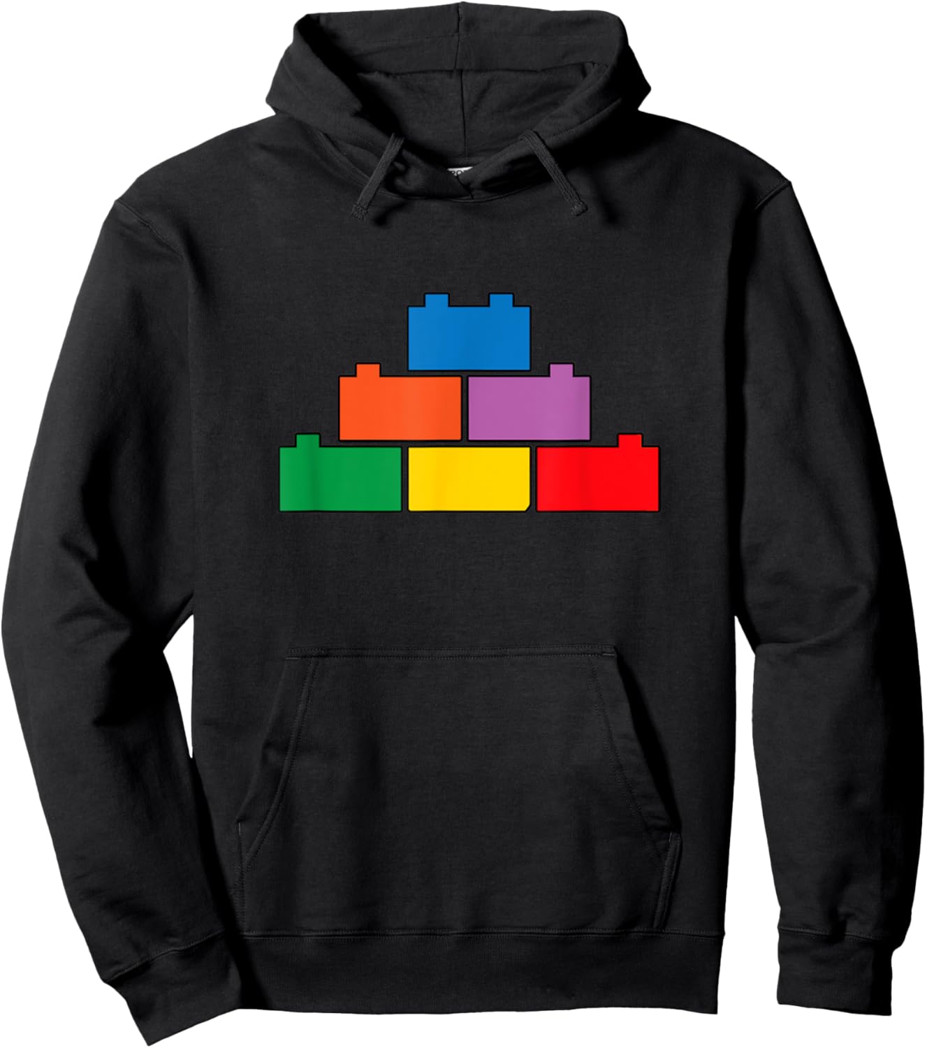 Brick Builder Blocks Building Master Builder Toys Kids Boys Hoodie - Hoodie | Black