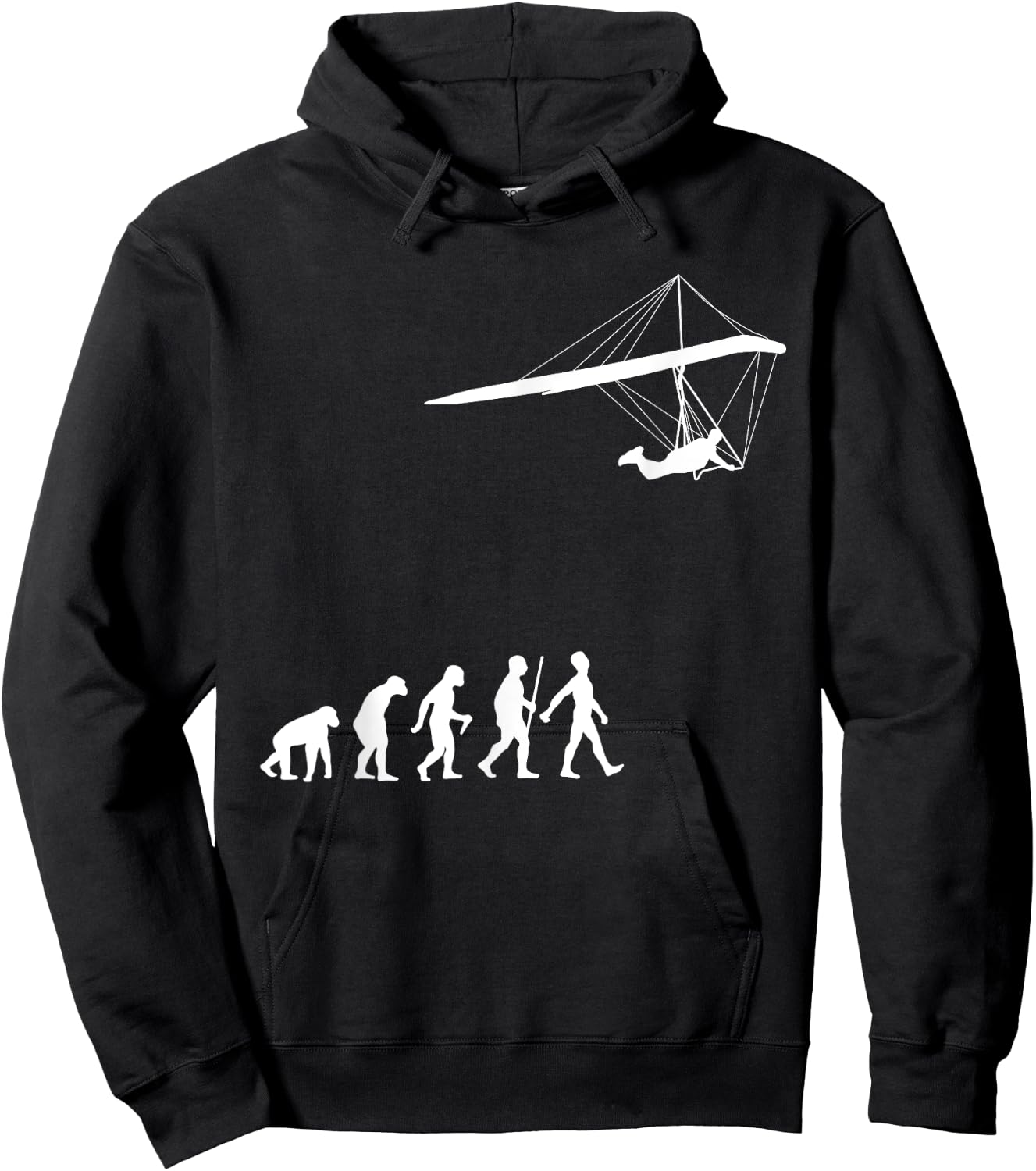 Best Hang Glider Art Women Hang Glide Hang Gliding Hoodie - Hoodie | Black