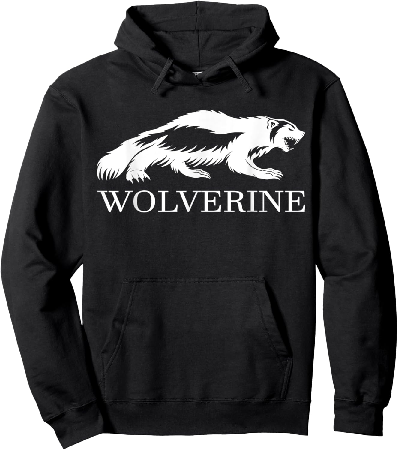Wolverine Art Wild Animal WOLVERINE Lover Hoodie - Hoodie | Black