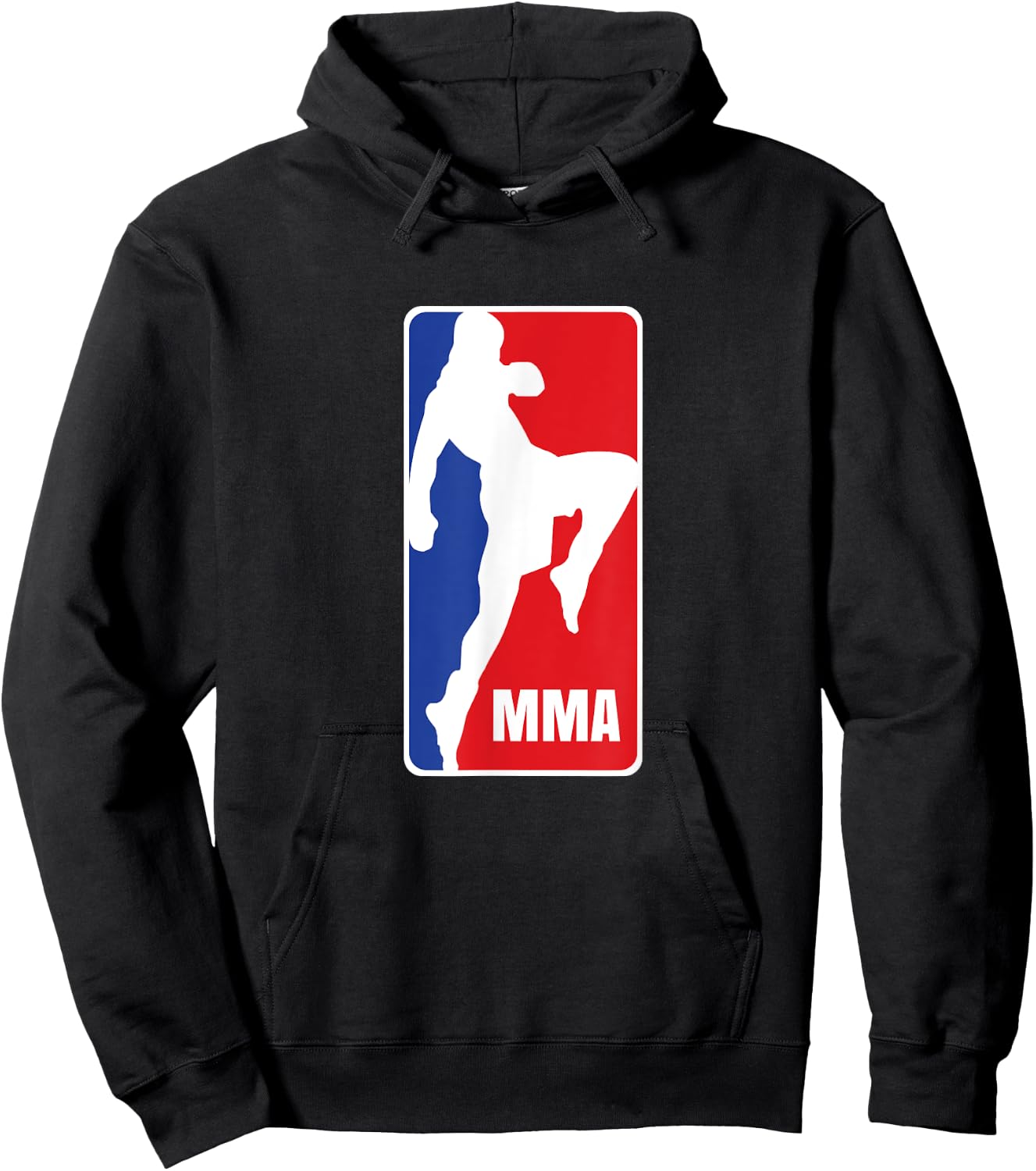 MMA Mixed Martial Arts Retro Fighting Fan Logo Hoodie - Hoodie | Black