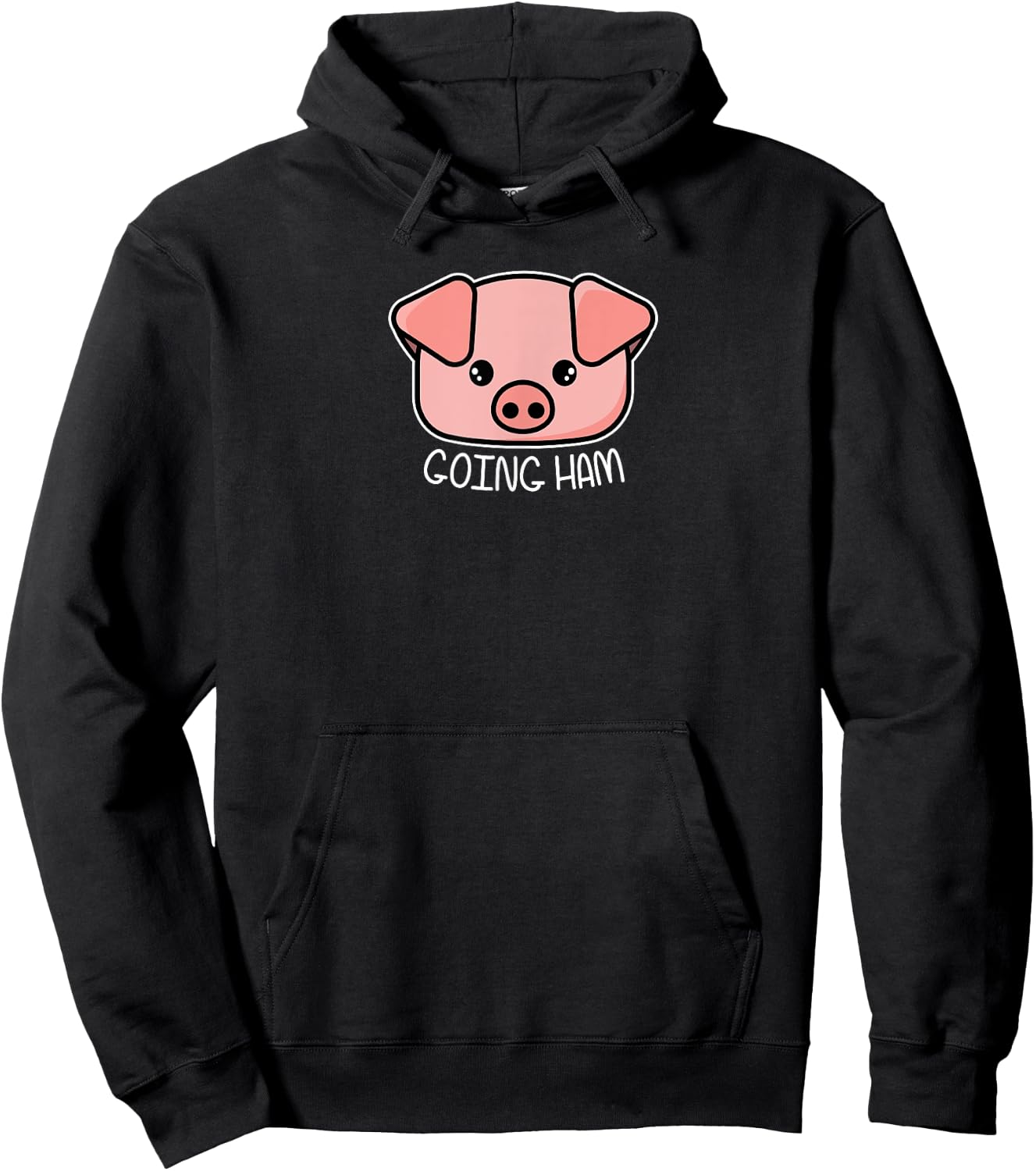 Going Ham - Funny Gamer and BBQ Chef Pig Gift Hoodie - Hoodie | Black