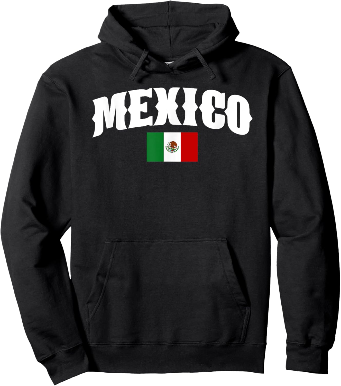 Mexiko-Flaggen-Design Hoodie - Hoodie | Black