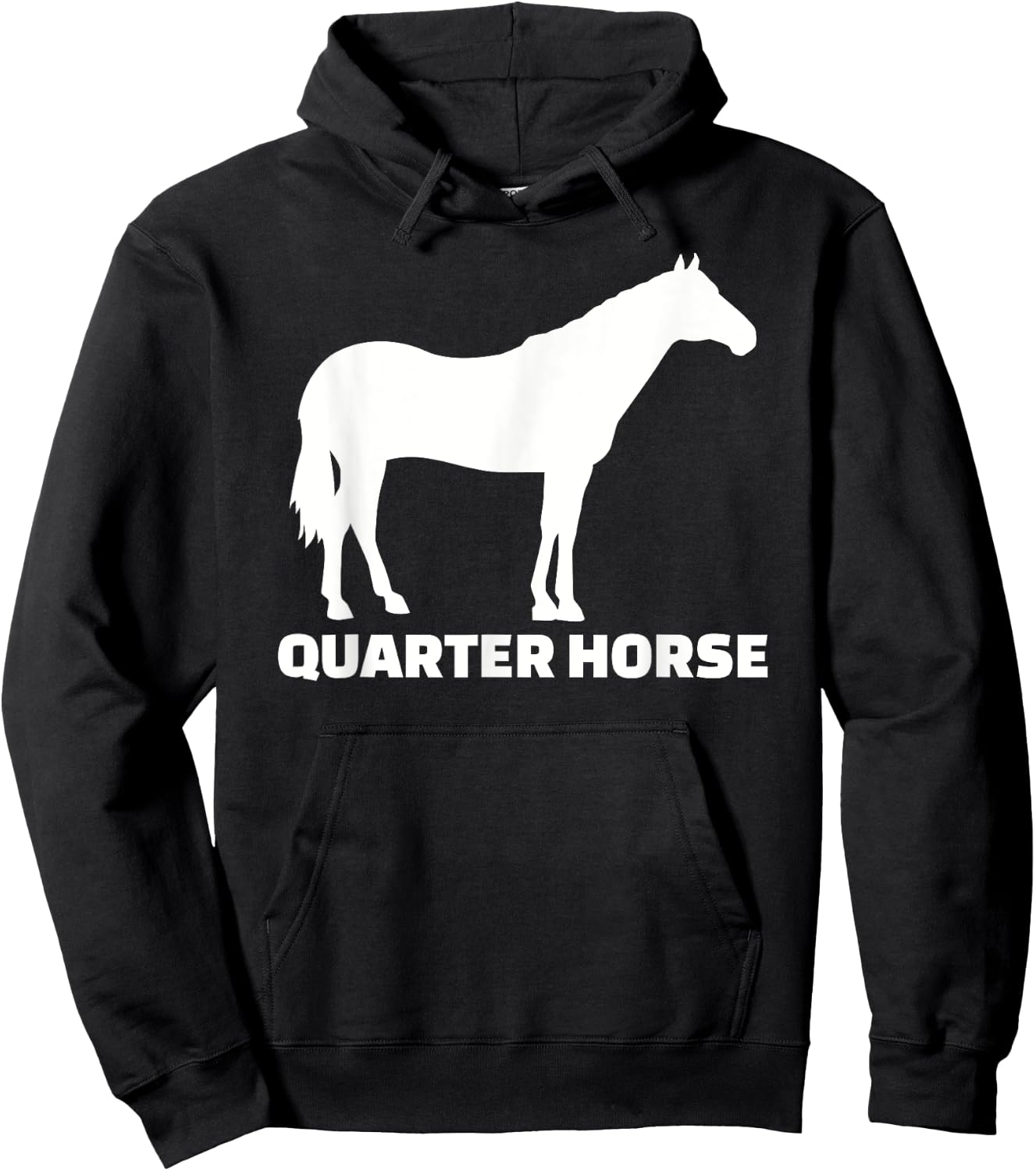 Quarter horse Hoodie - Hoodie | Black