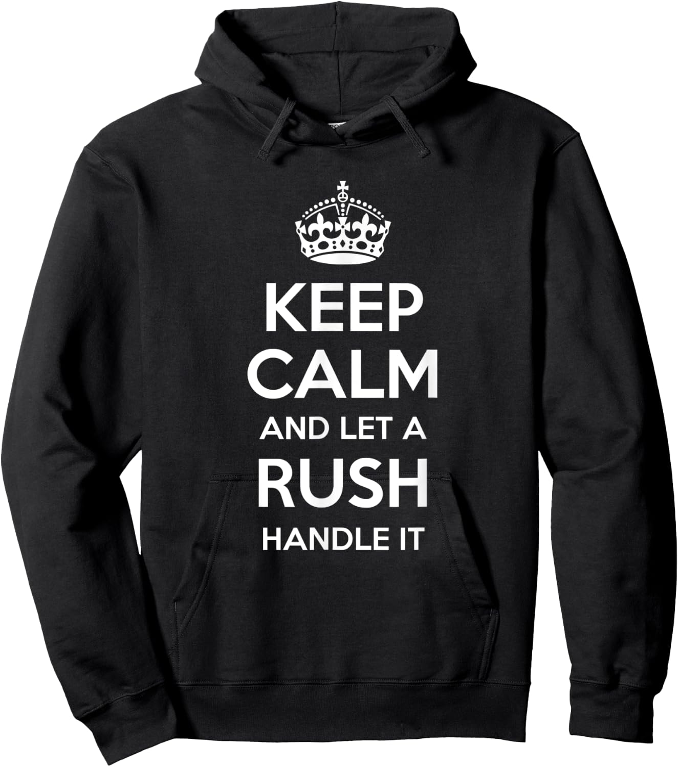 RUSH Funny Surname Family Tree Birthday Reunion Gift Hoodie - Hoodie | Black