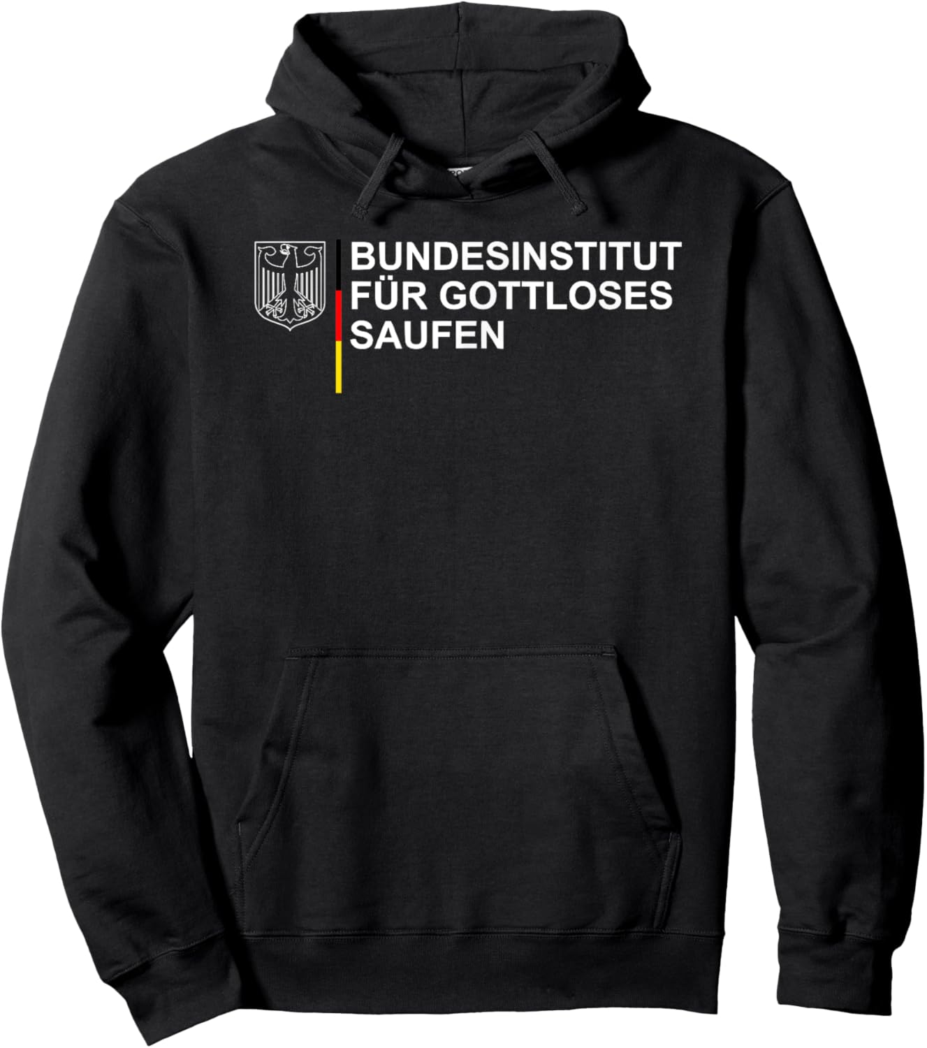 Bundesinstitut Für Gottloses Saufen Hoodie - Hoodie | Black