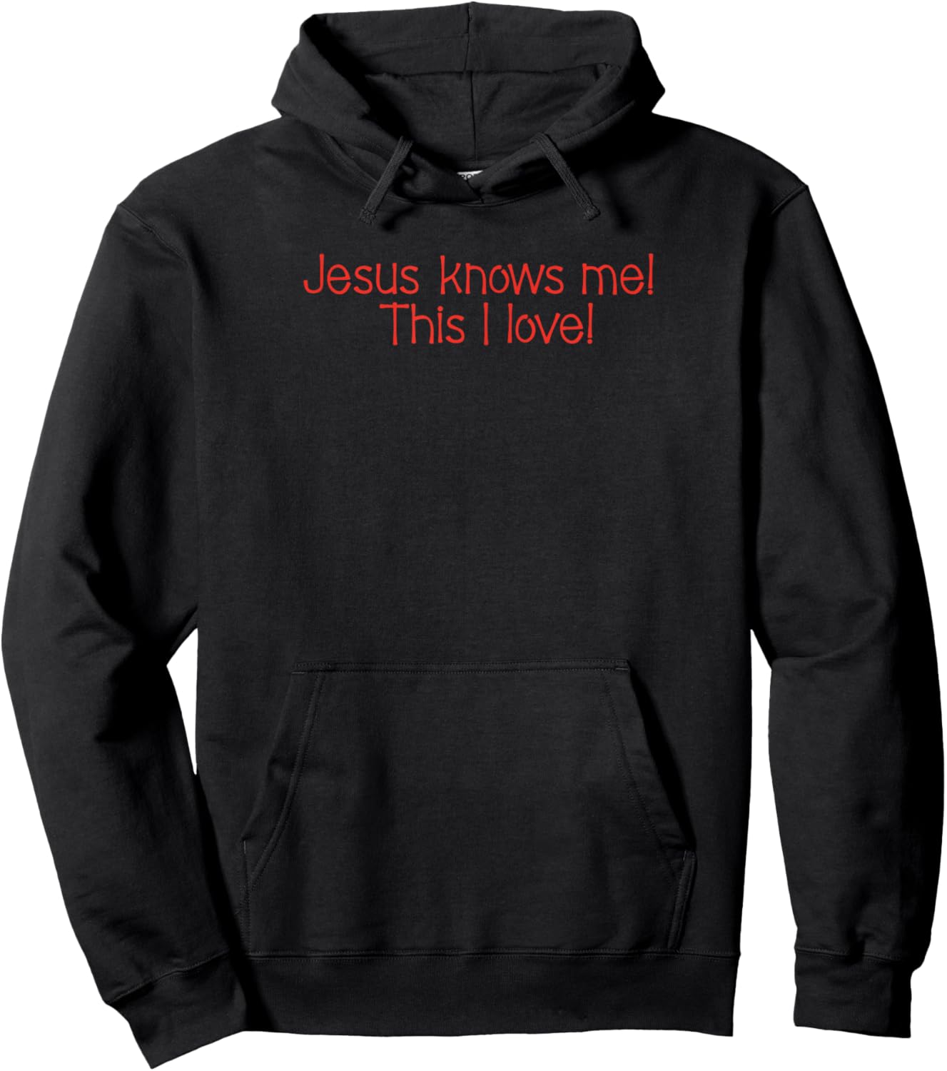 Jesus knows me! This I love! Hoodie - Hoodie | Black