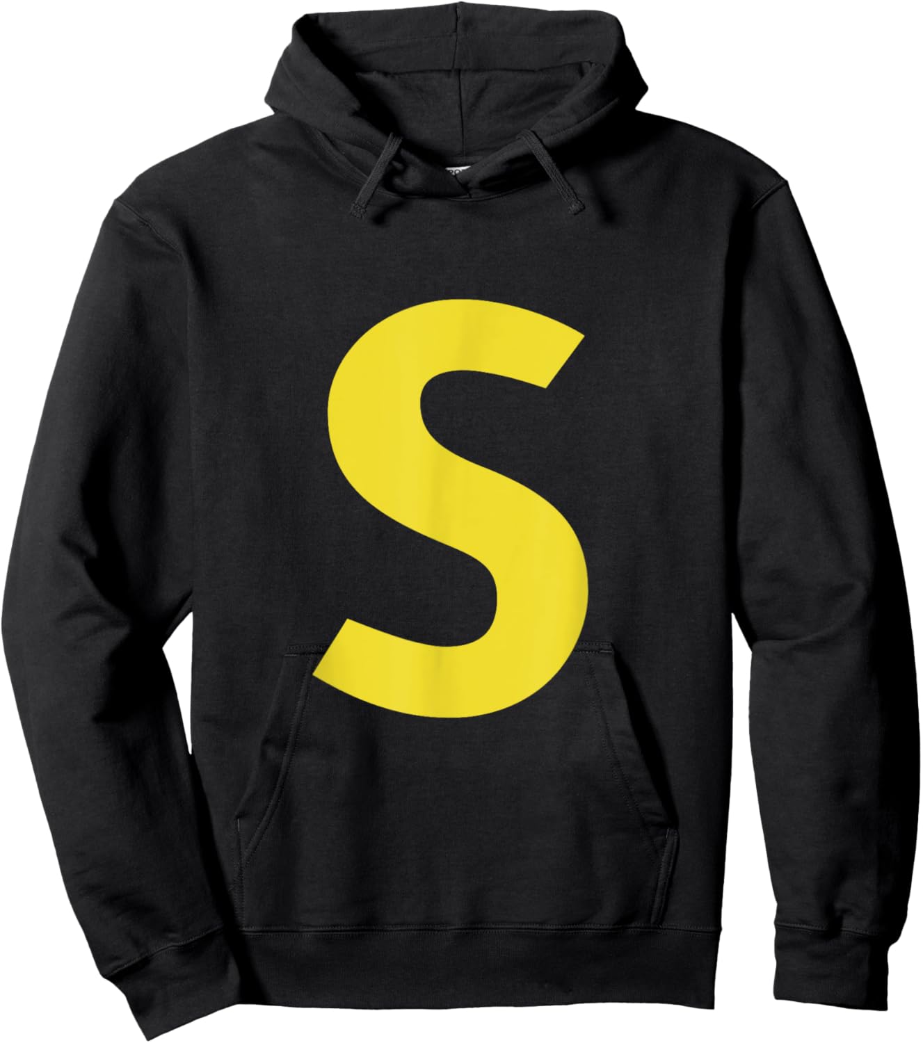 letter S funny chipmunk group matching halloween costume Hoodie - Hoodie | Black