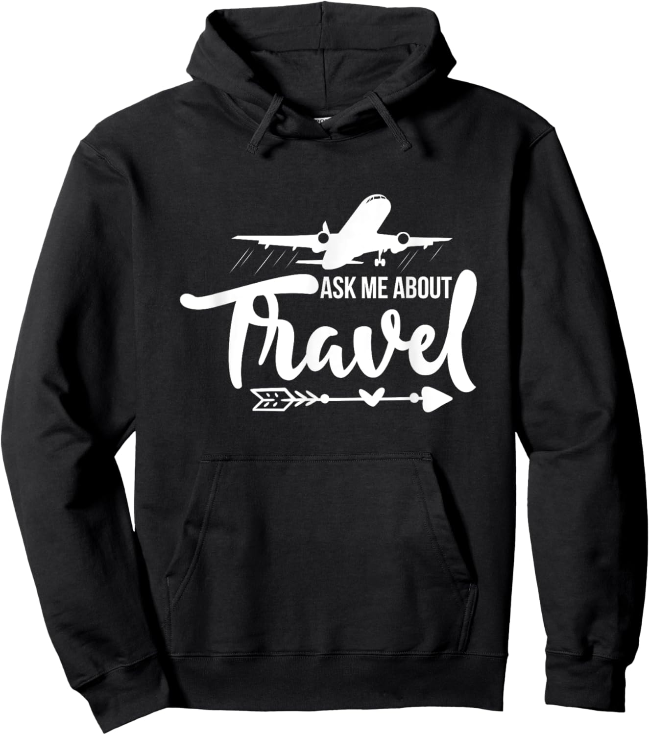 Ask me about Travel Travel agent Hoodie - Hoodie | Black