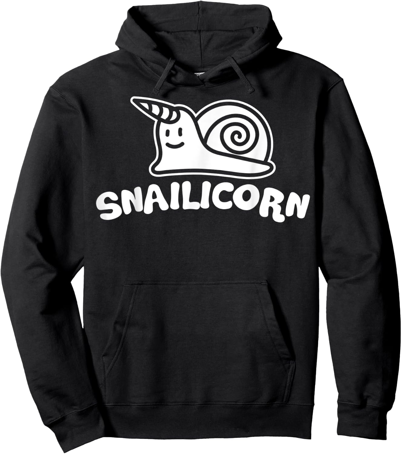 Snailicorn Snail Unicorn Lover Funny Kids Birthday Hoodie - Hoodie | Black