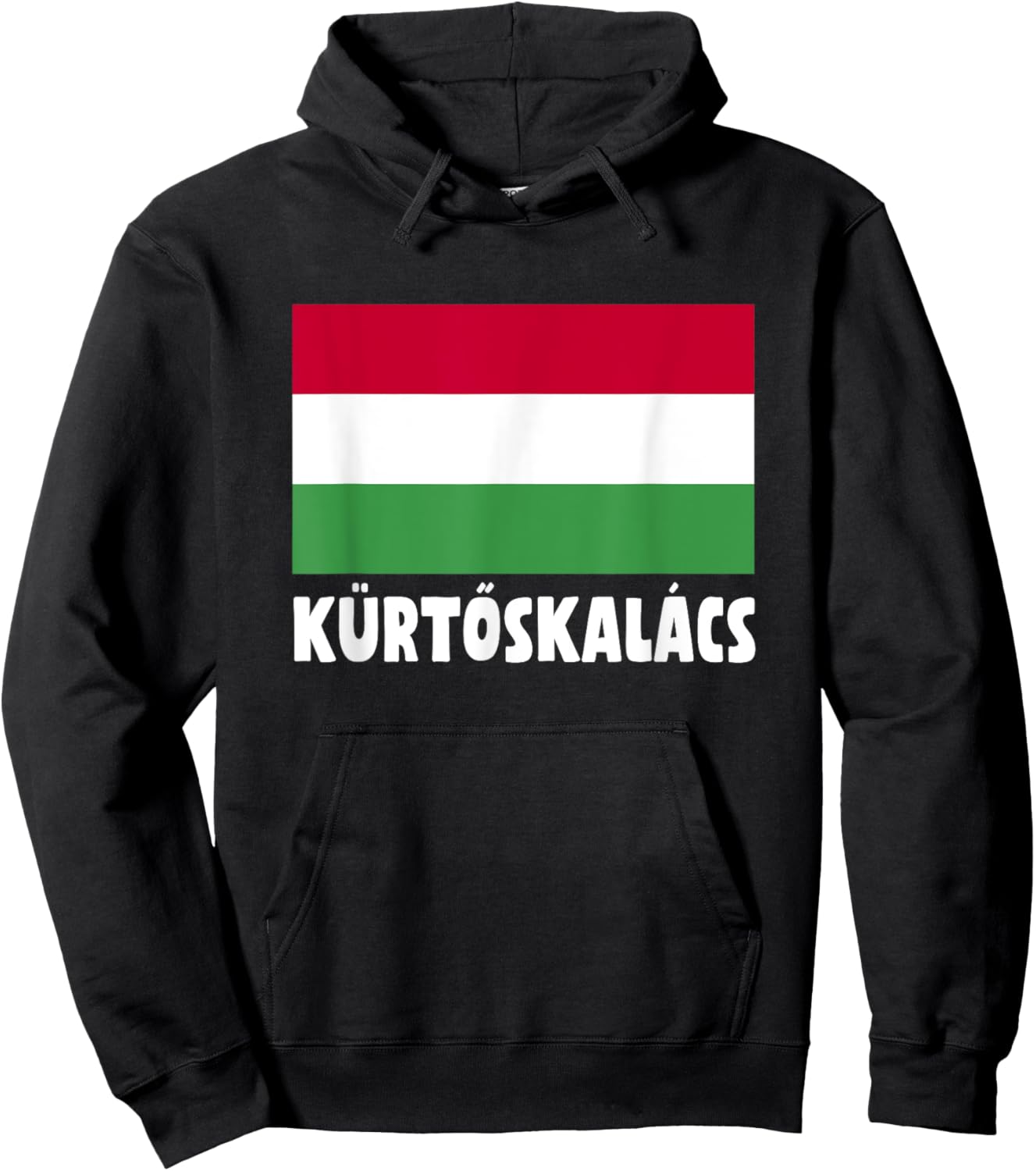 Kürtöskalacs Hungary Flag Apparel Sweet Spiral Pastry Hoodie - Hoodie | Black