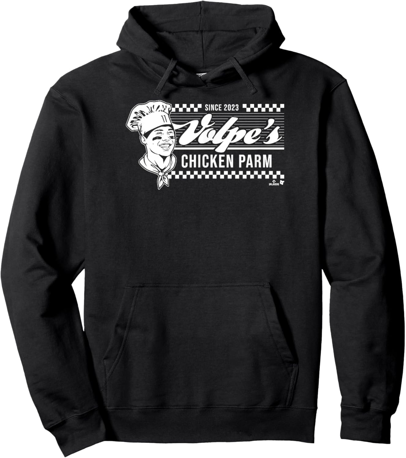 Anthony Volpe - Chicken Parm - New York Baseball Hoodie - Hoodie | Black