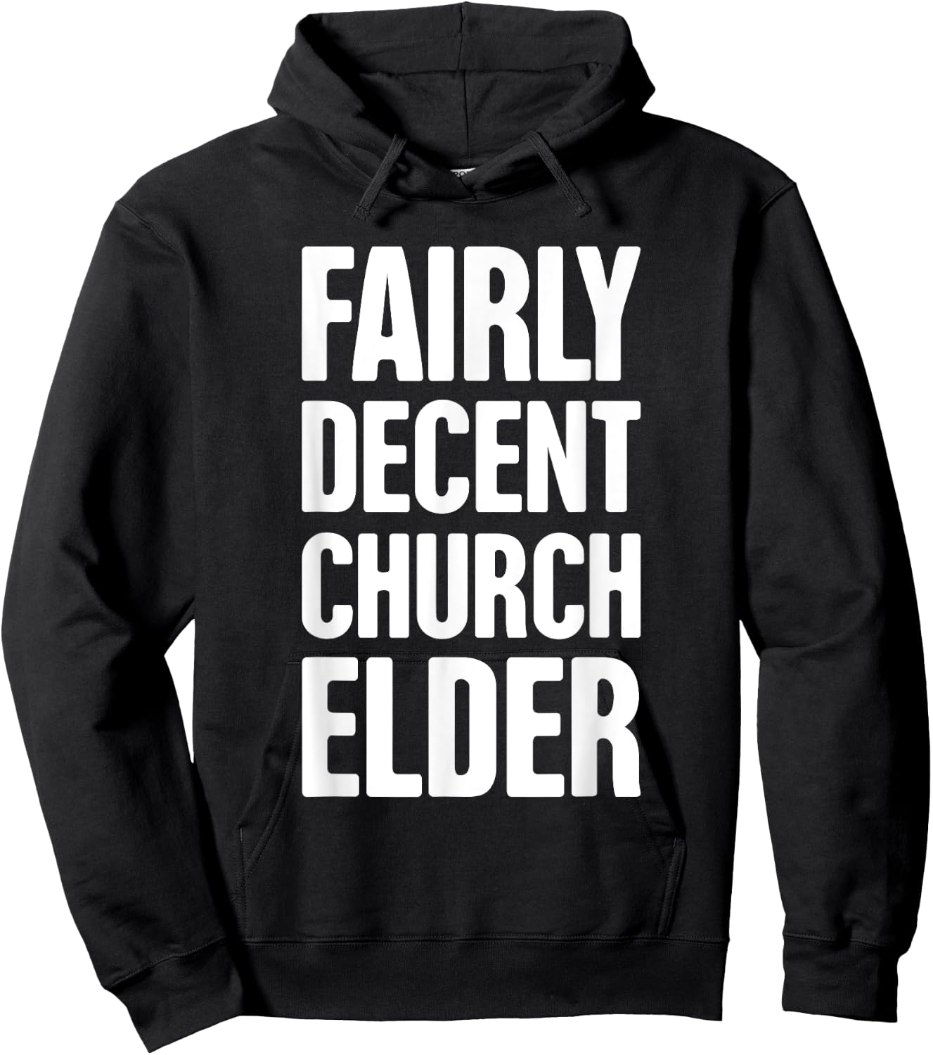 Funny Christian Church Elder Hoodie - Hoodie | Black