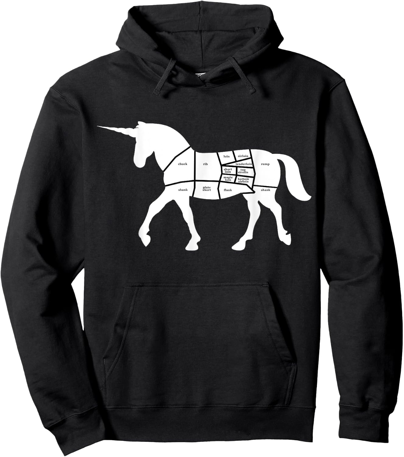 Butcher Cuts - Unicorn Hoodie - Hoodie | Black