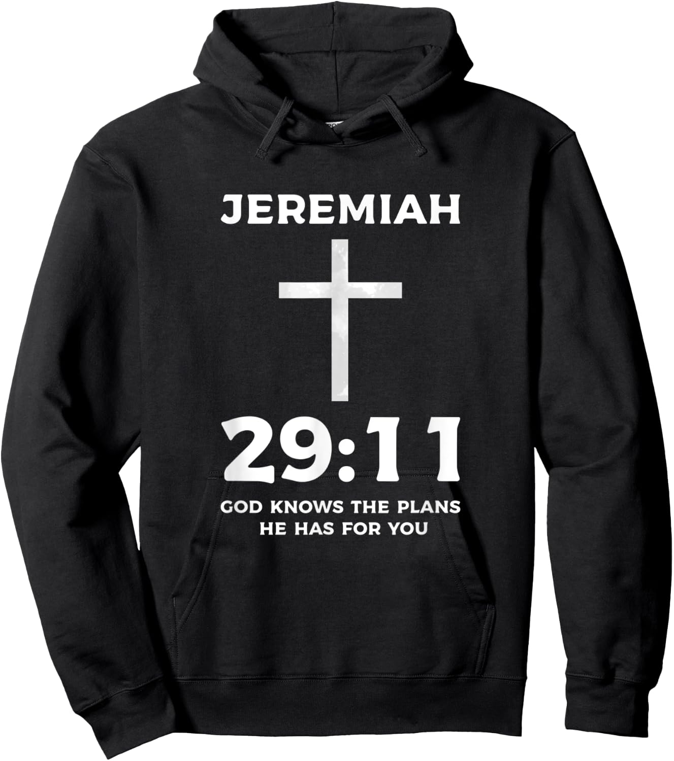 Bible God Knows The Plans He Has For You Jeremiah 29 11 Hoodie - Hoodie | Black