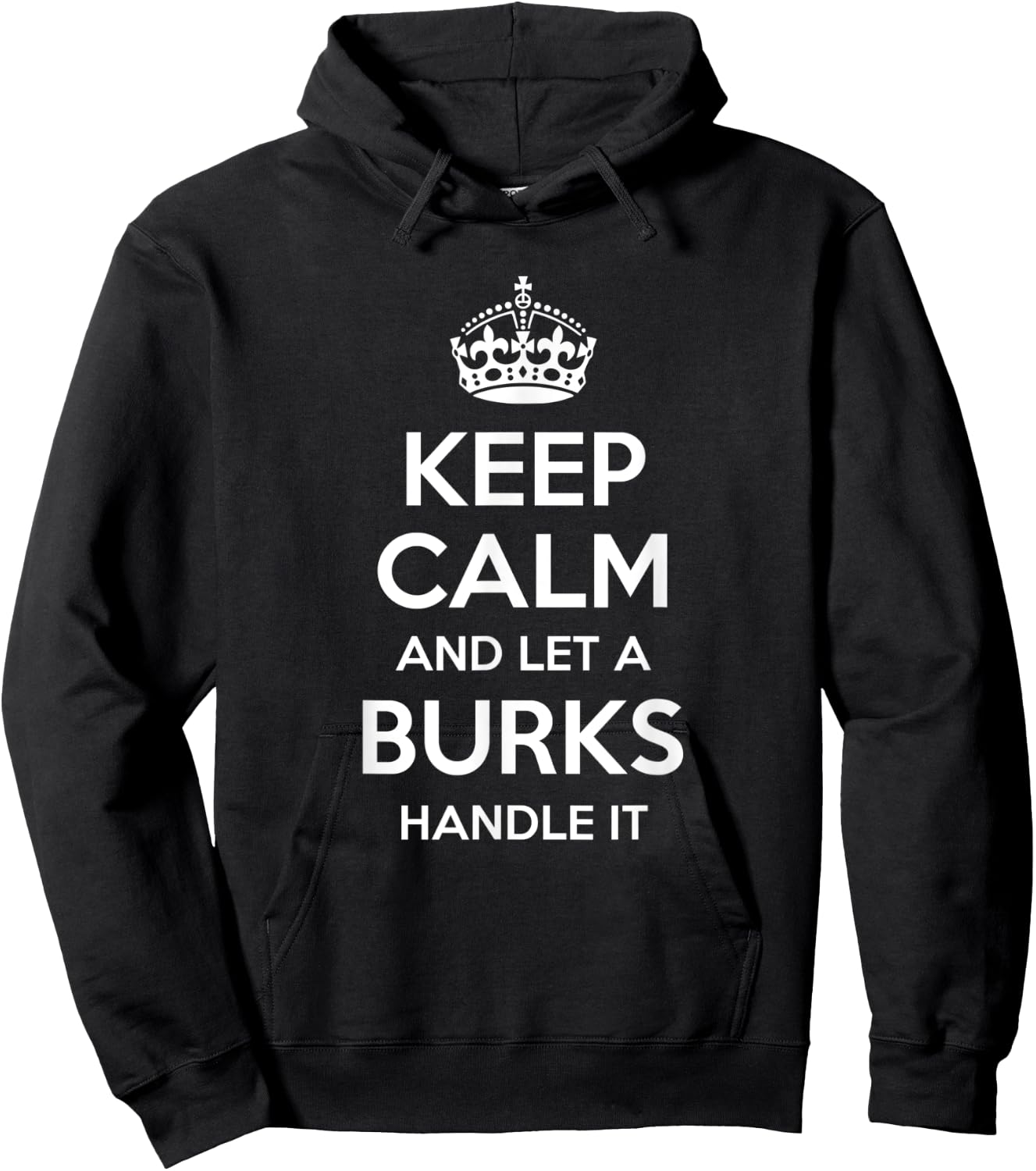 BURKS Funny Surname Family Tree Birthday Reunion Gift Hoodie - Hoodie | Black