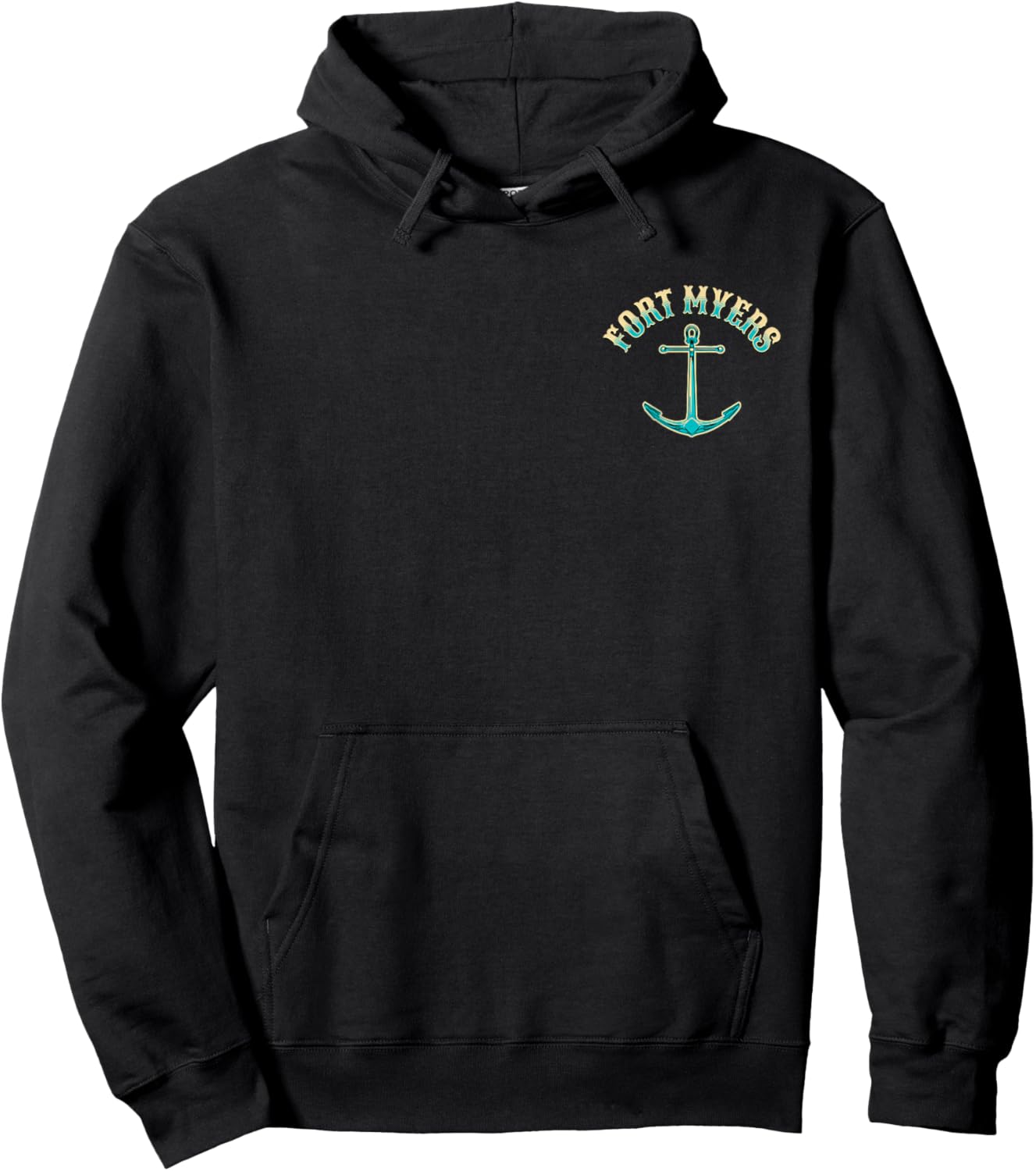 Fort Myers Florida USA Fishing Design Hoodie - Hoodie | Black