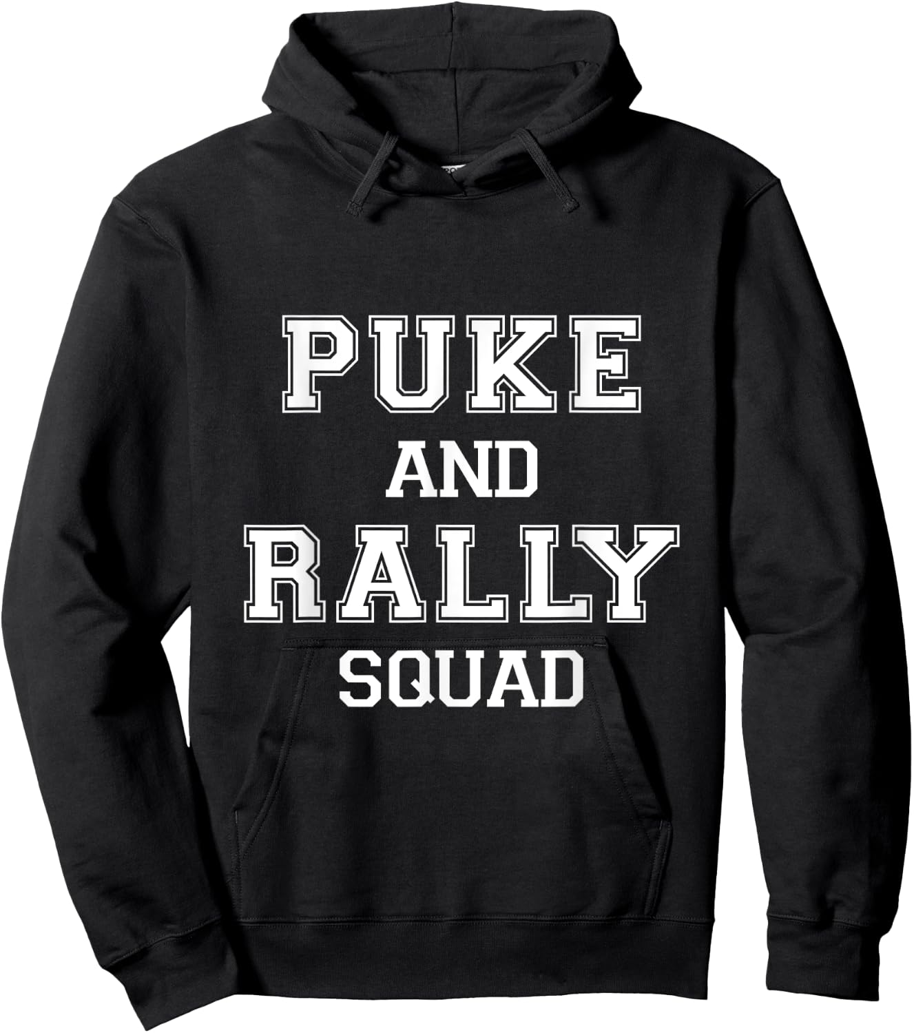 Puke And Rally Squad - Funny Floribama Shore Bachelorette Hoodie - Hoodie | Black