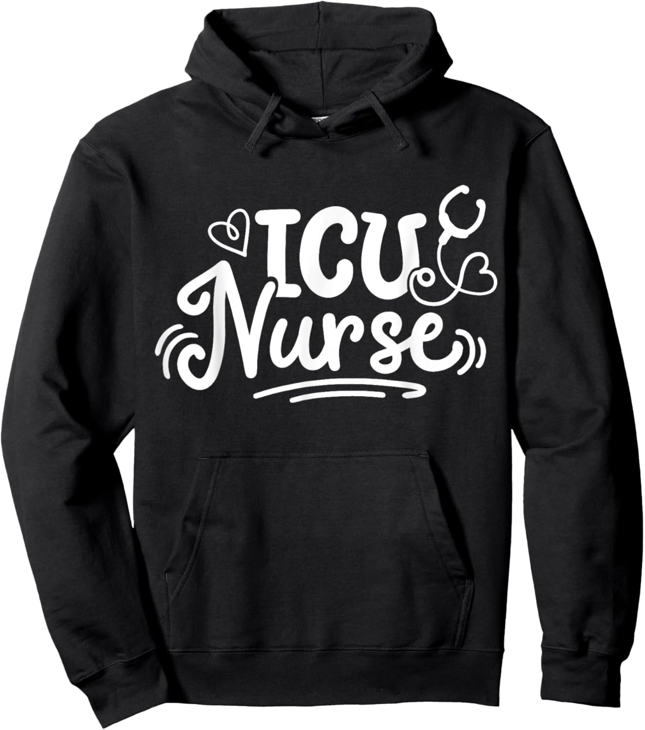 Intensive Care Unit Nurse ICU Nurse Hoodie - Hoodie | Black