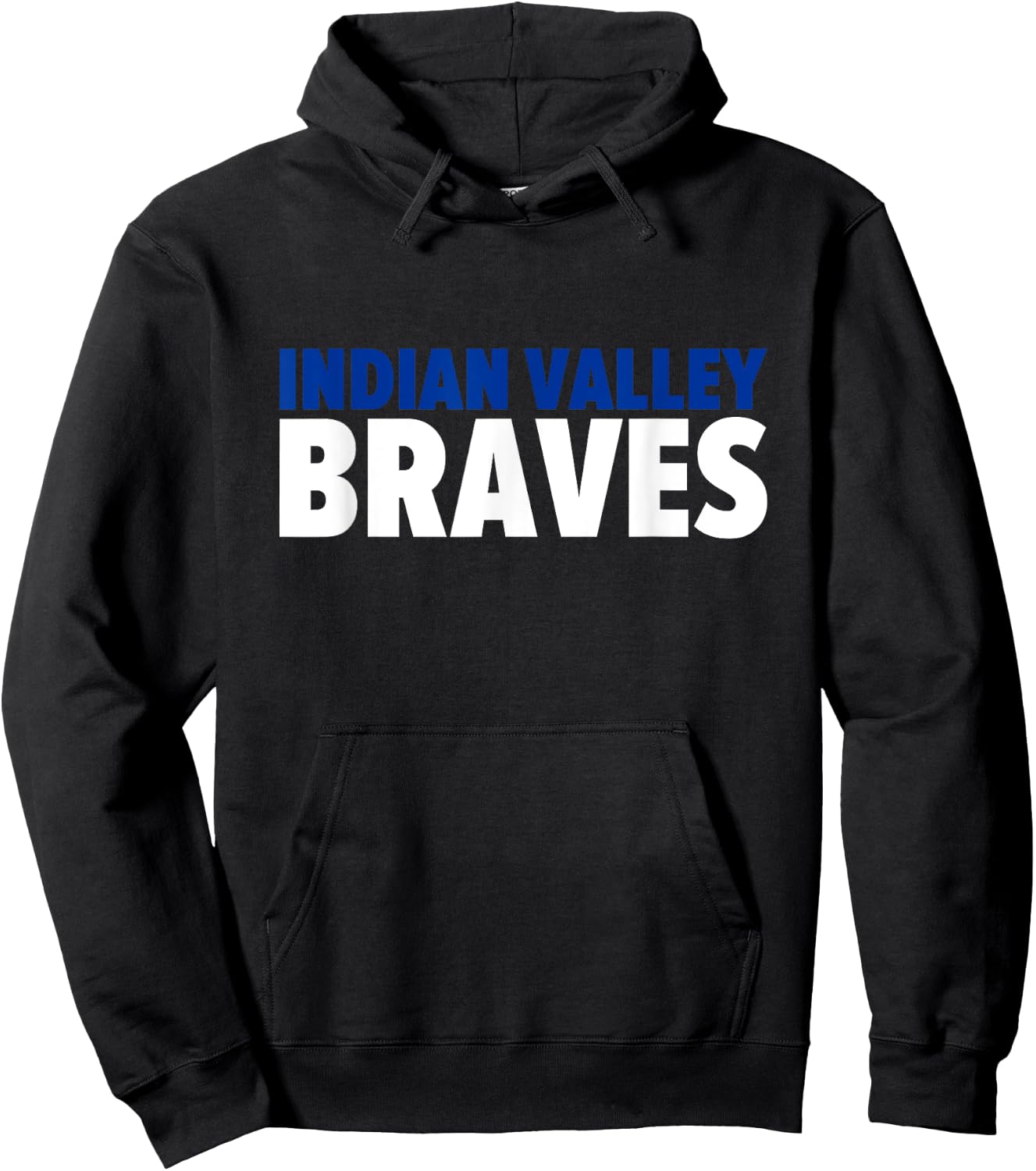 Indian Valley Braves Bold Hoodie - Hoodie | Black