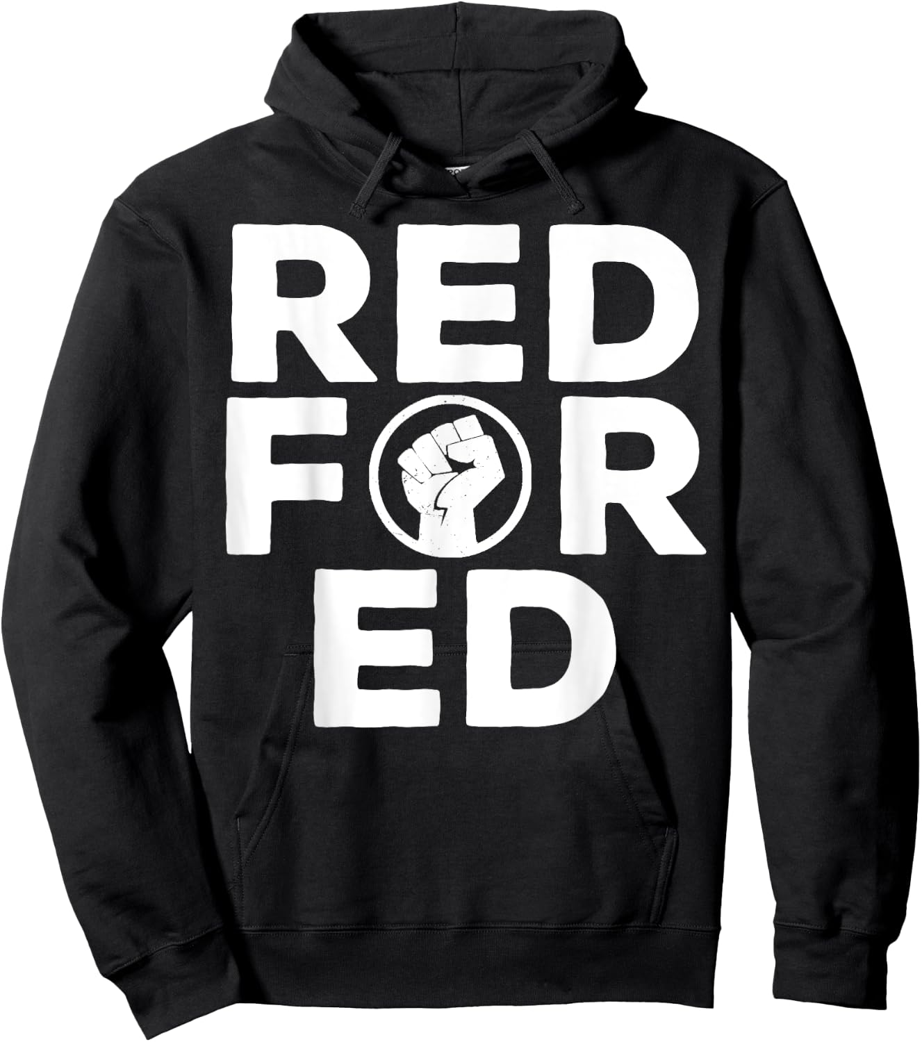 Red For Ed California #redfored Hoodie - Hoodie | Black