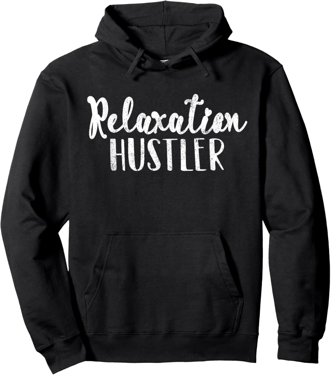 Vintage Relaxation Hustler Massage Therapist Massage LMT Hoodie - Hoodie | Black