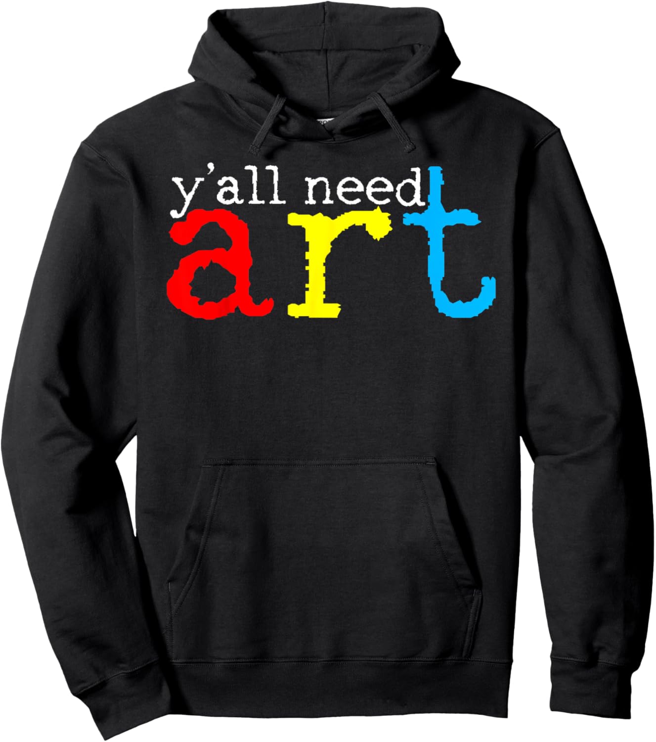 Funny Yall Need Art Teacher Back To School Retro Teaching Hoodie - Hoodie | Black