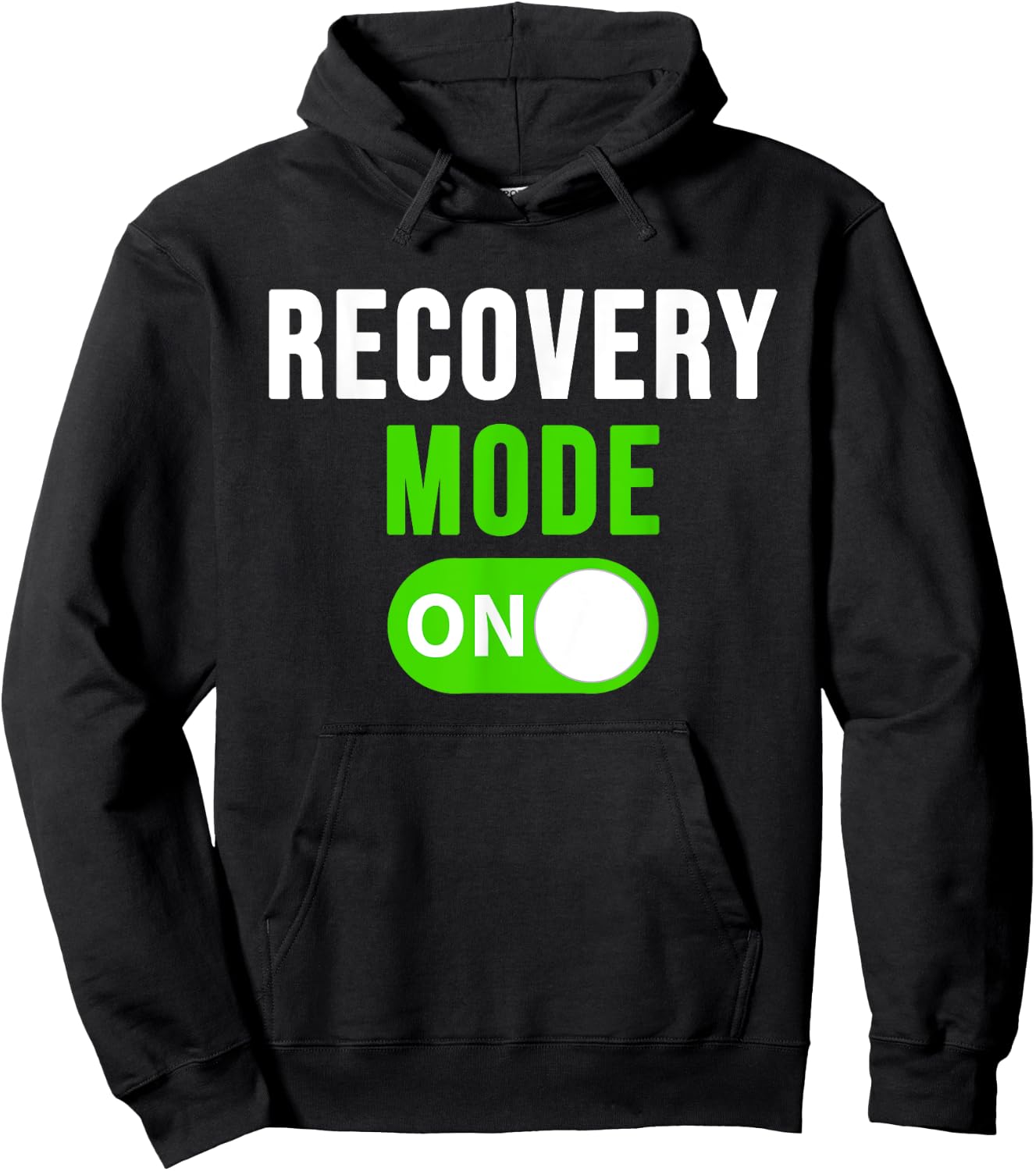 Recovery Mode On Get Well Gift Funny Injury Hoodie - Hoodie | Black