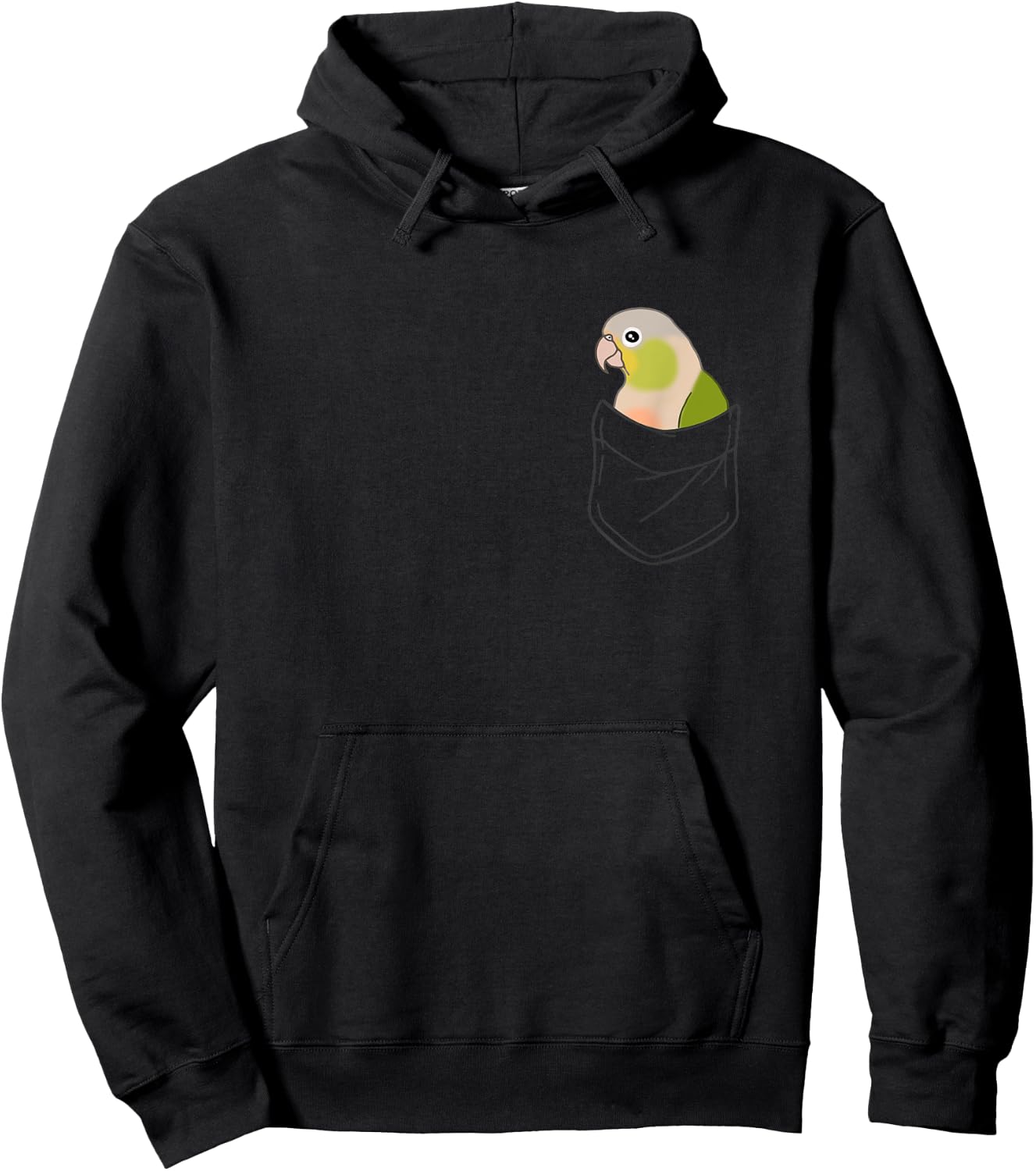 Pocket Pineapple Conure Cinnamon Parrot Cute Birb memes Hoodie - Hoodie | Black