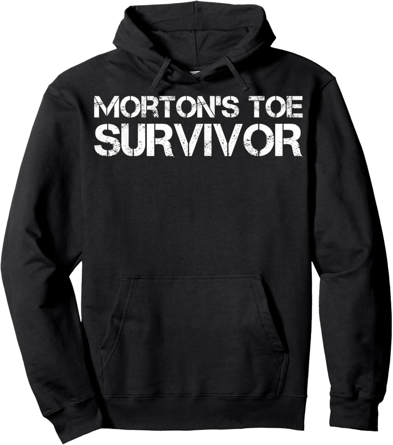 Morton's Toe Survivor Hoodie - Hoodie | Black