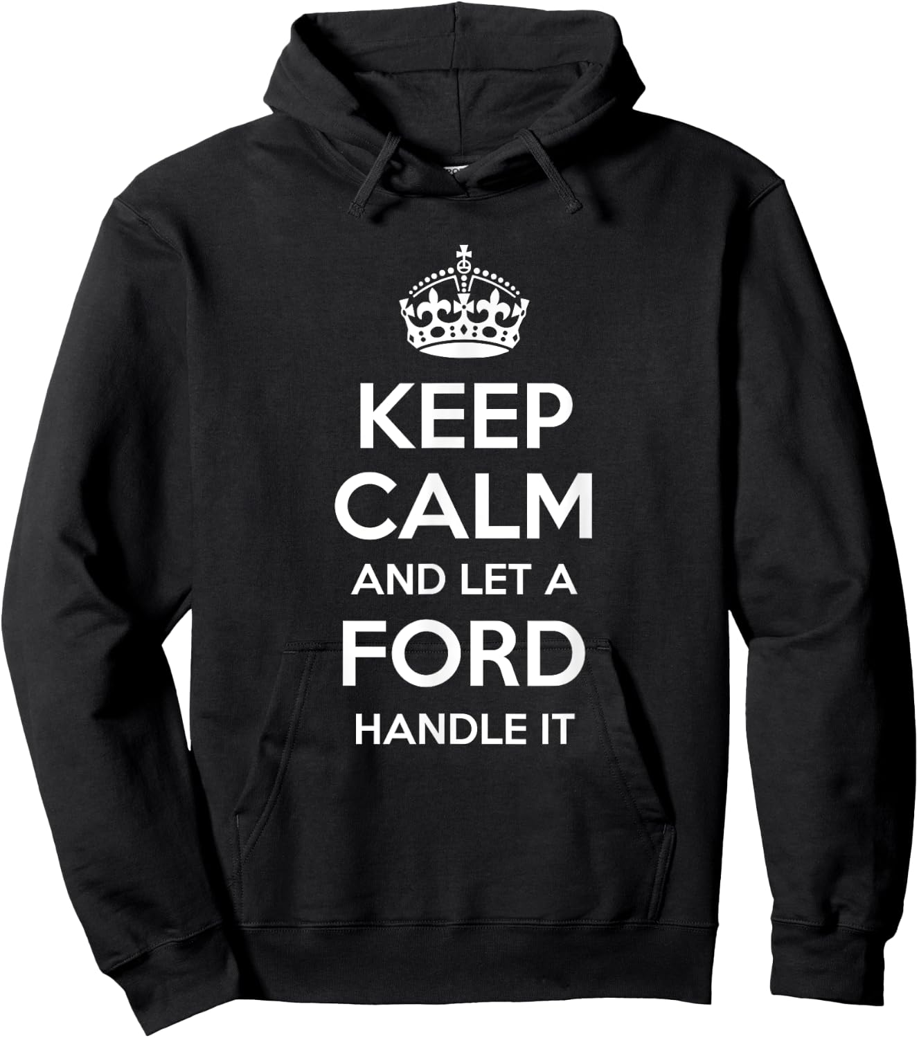 FORD Funny Surname Family Tree Birthday Reunion Gift Hoodie - Hoodie | Black