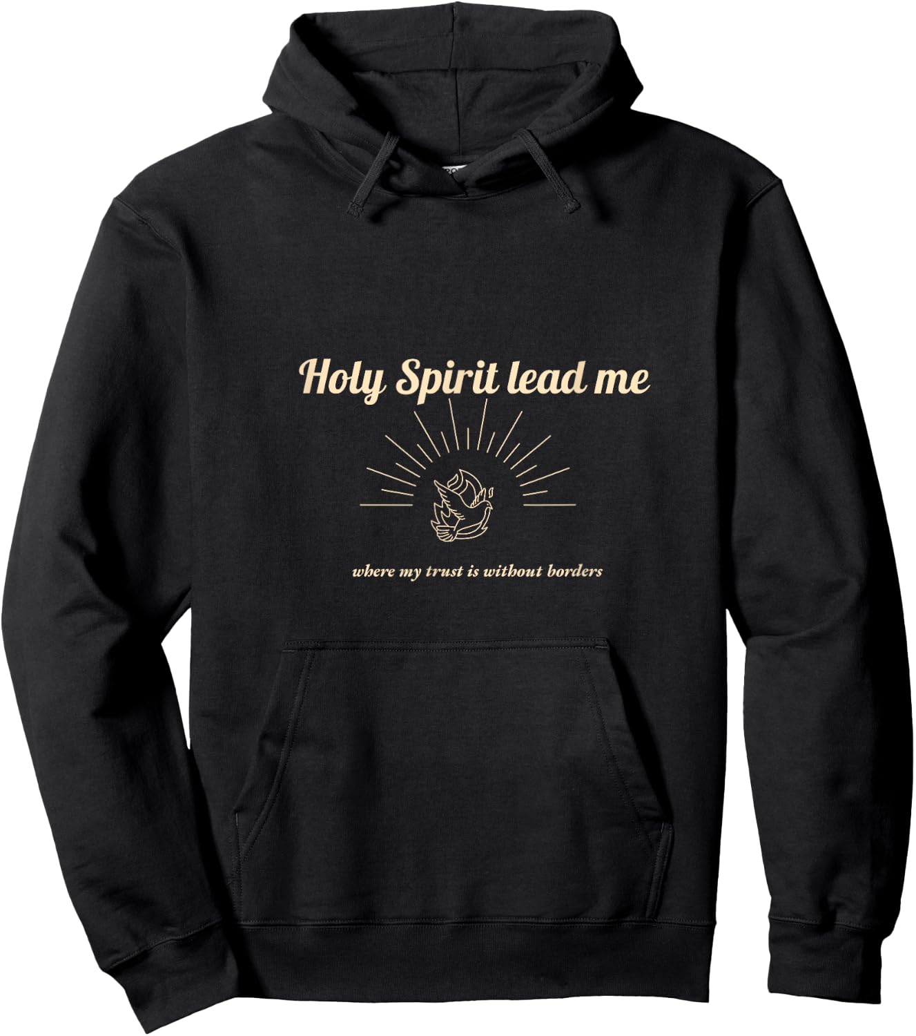 Holy Spirit lead me Hoodie - Hoodie | Black